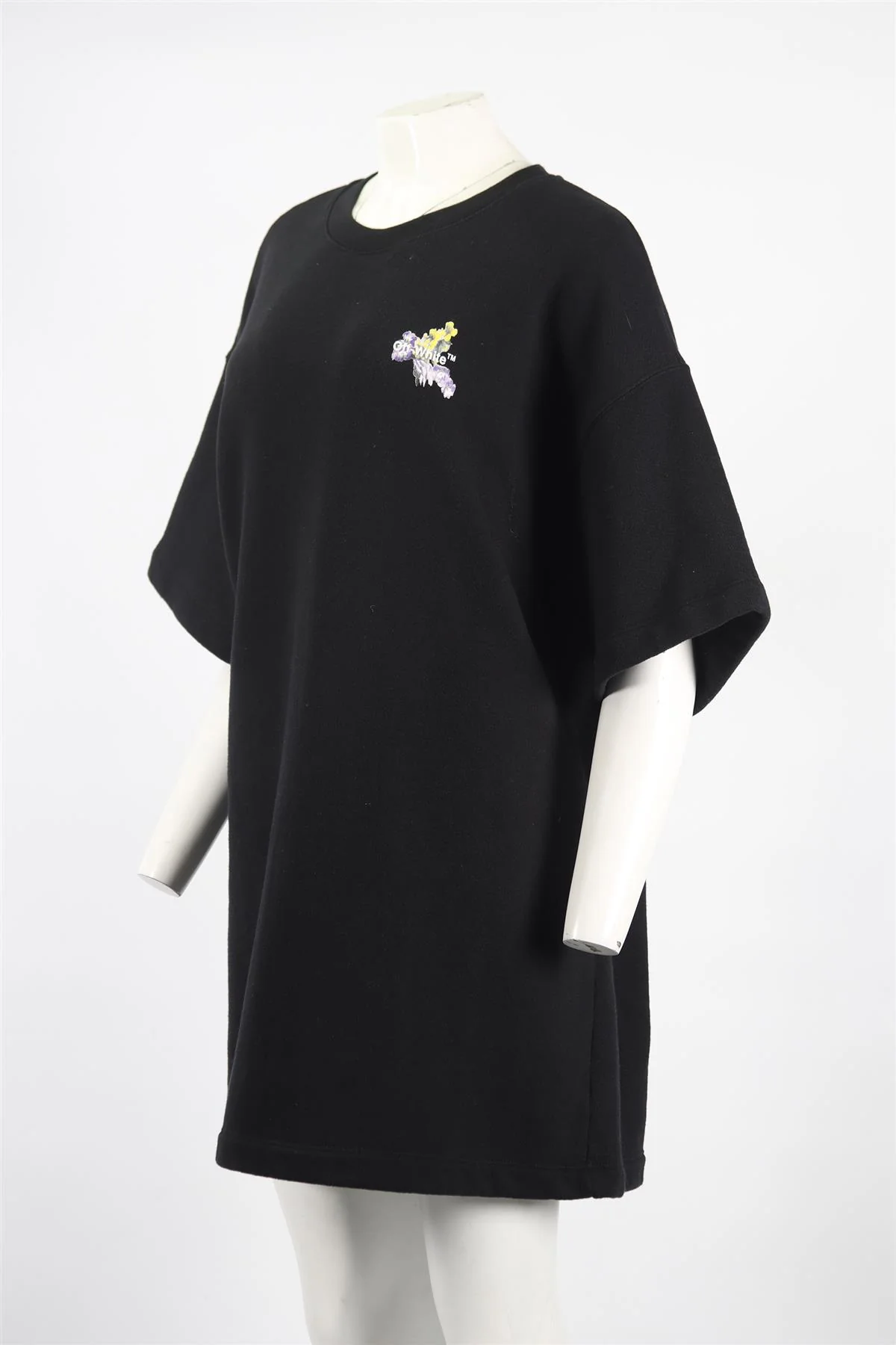 OFF-WHITE C/O VIRGIL ABLOH COTTON MINI DRESS SMALL - Image 3