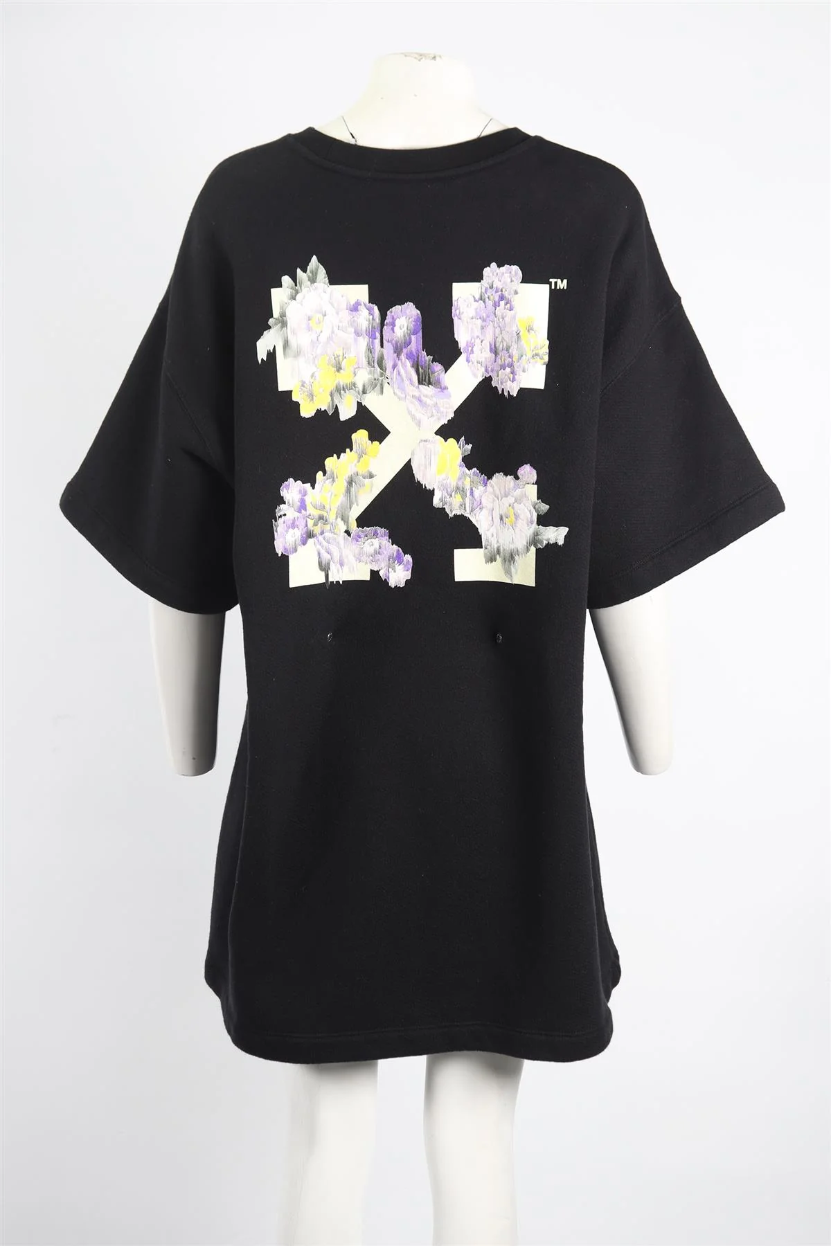 OFF-WHITE C/O VIRGIL ABLOH COTTON MINI DRESS SMALL - Image 4