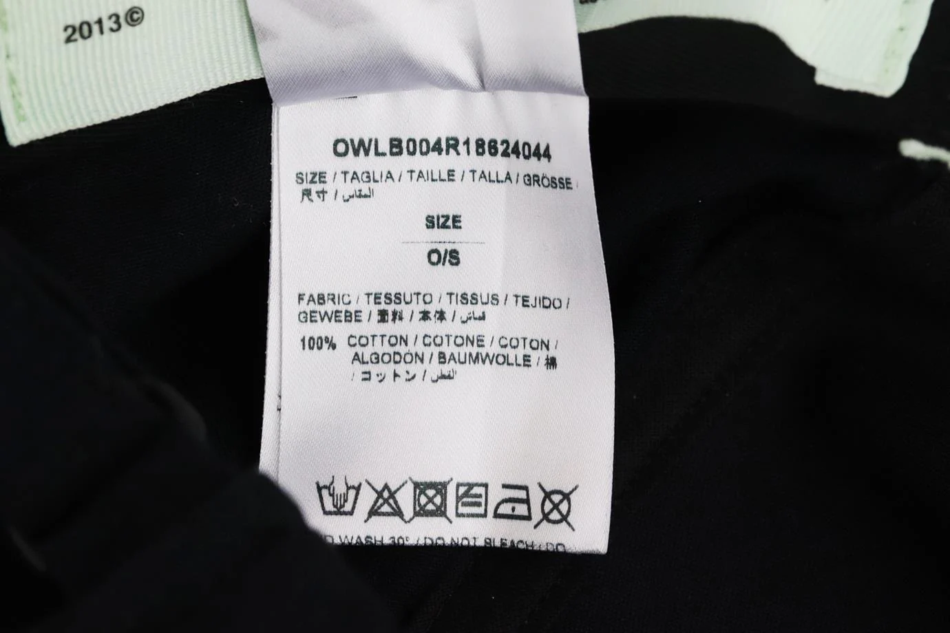 OFF-WHITE C/O VIRGIL ABLOH EMBROIDERED COTTON TWILL BASEBALL CAP ONE SIZE - Image 8