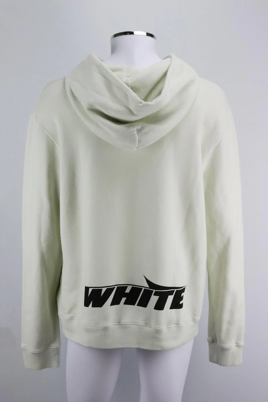 OFF-WHITE C/O VIRGIL ABLOH MEN'S PRINTED COTTON JERSEY HOODIE XLARGE - Image 3