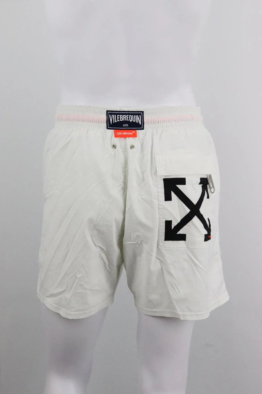 OFF-WHITE C/O VIRGIL ABLOH MEN'S PRINTED SHELL SWIM SHORTS XXLARGE - Image 3