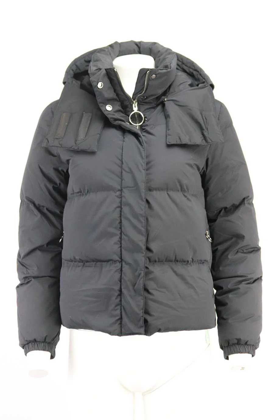 OFF-WHITE C/O VIRGIL ABLOH PRINTED QUILTED SHELL DOWN JACKET IT 38 UK 6 - Image 2