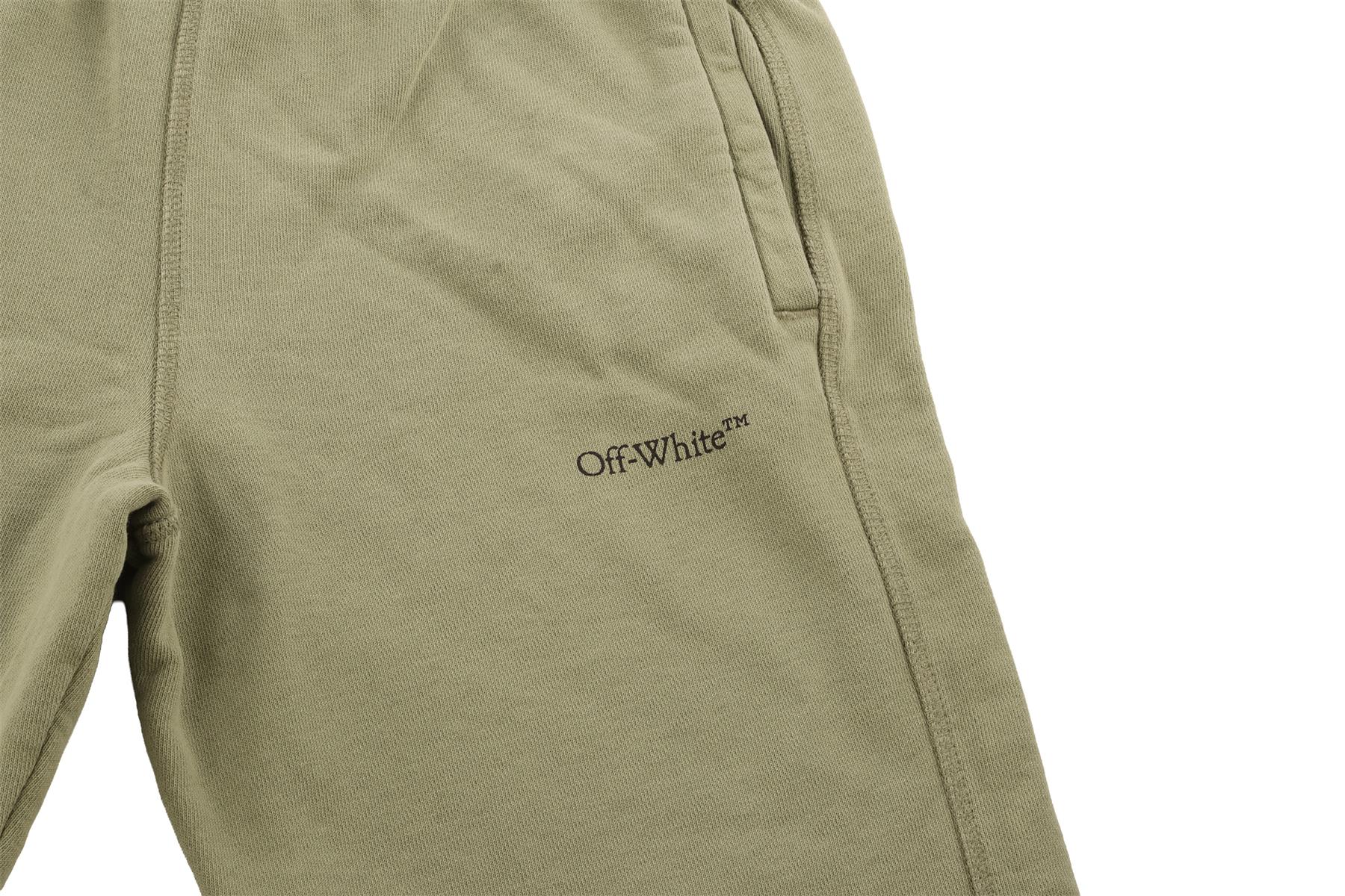 OFF-WHITE GREEN KIDS BOYS SHORTS 10 YEARS - Image 3