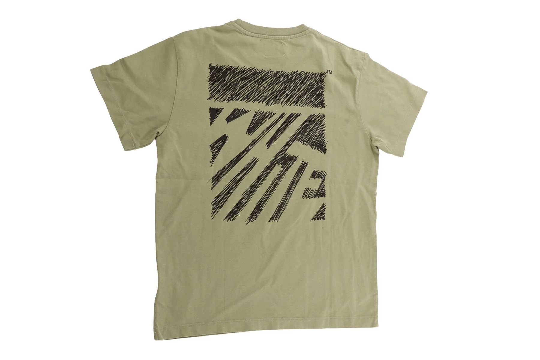 OFF-WHITE GREEN KIDS BOYS T-SHIRT 10 YEARS - Image 4