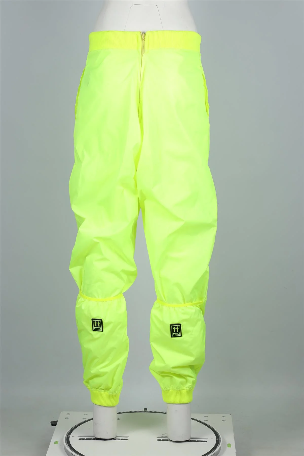 OFF-WHITE GREEN SHELL TAPERED PANTS IT 46 UK 14 - Image 4