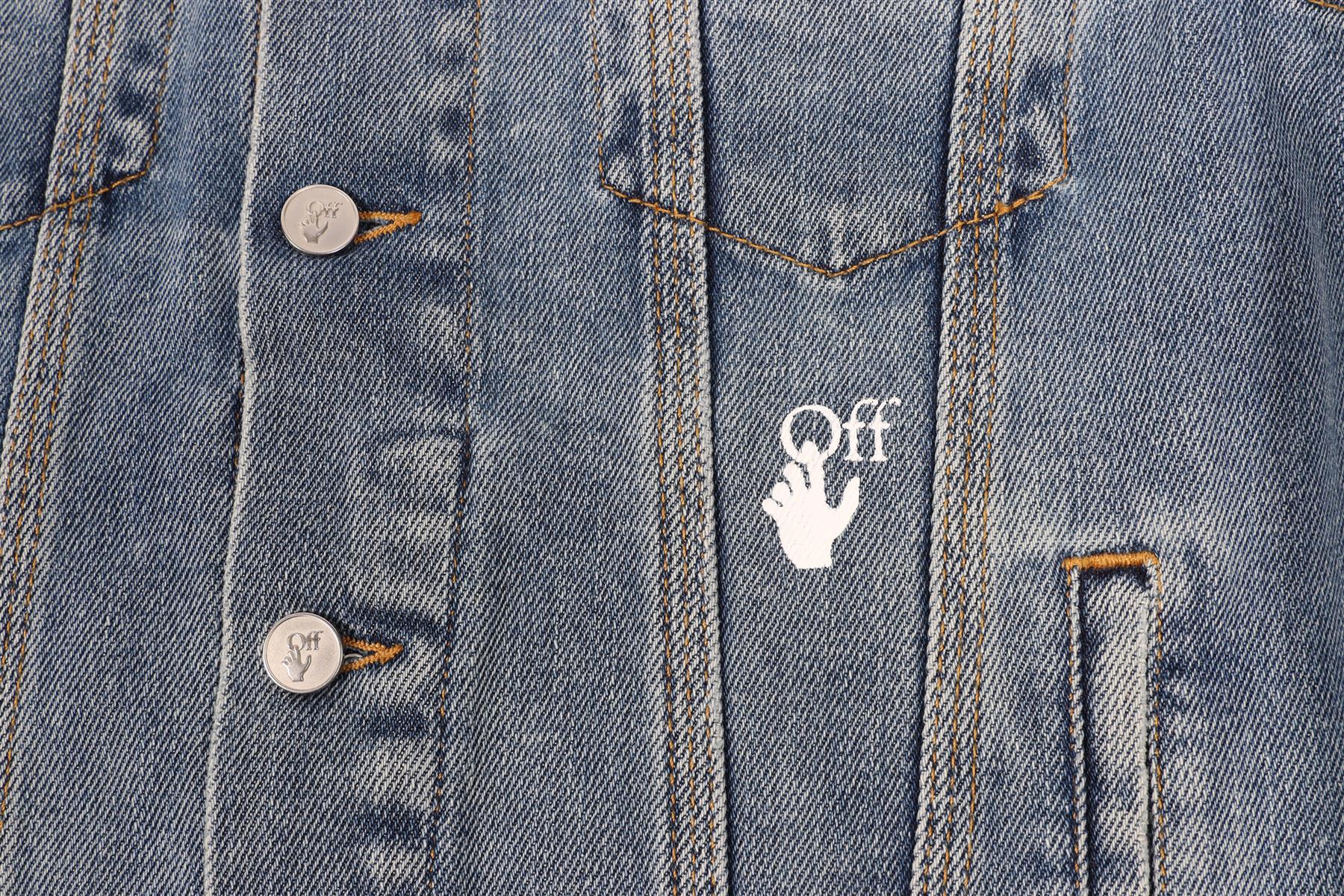 OFF-WHITE KIDS BOYS DENIM JACKET 8 YEARS - Image 3