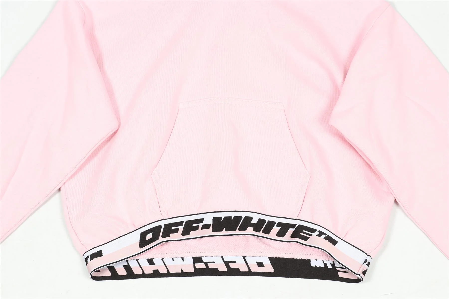 OFF-WHITE PINK KIDS GIRLS COTTON HOODIE 12 YEARS - Image 3