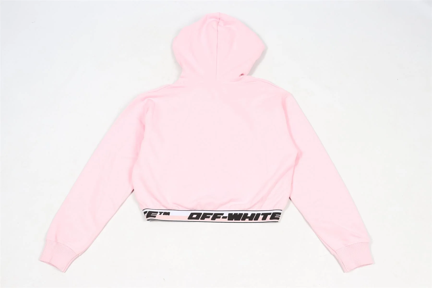 OFF-WHITE PINK KIDS GIRLS COTTON HOODIE 12 YEARS - Image 4