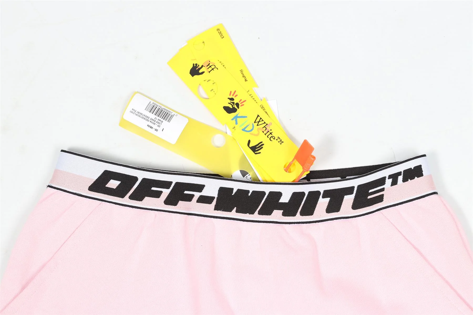 OFF-WHITE PINK KIDS GIRLS COTTON SKIRT 12 YEARS - Image 3