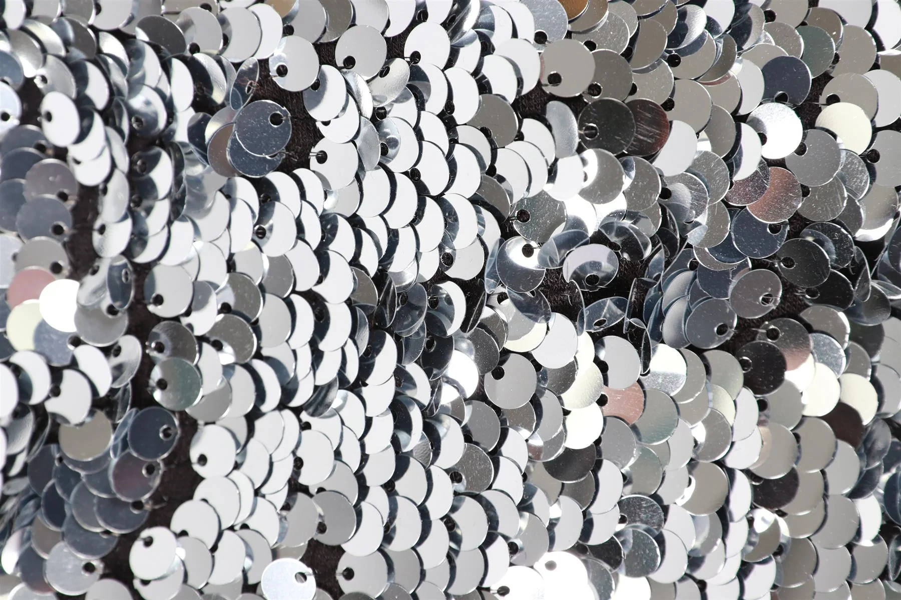 OFF-WHITE SILVER SEQUIN SOCKS ONE SIZE - Image 3
