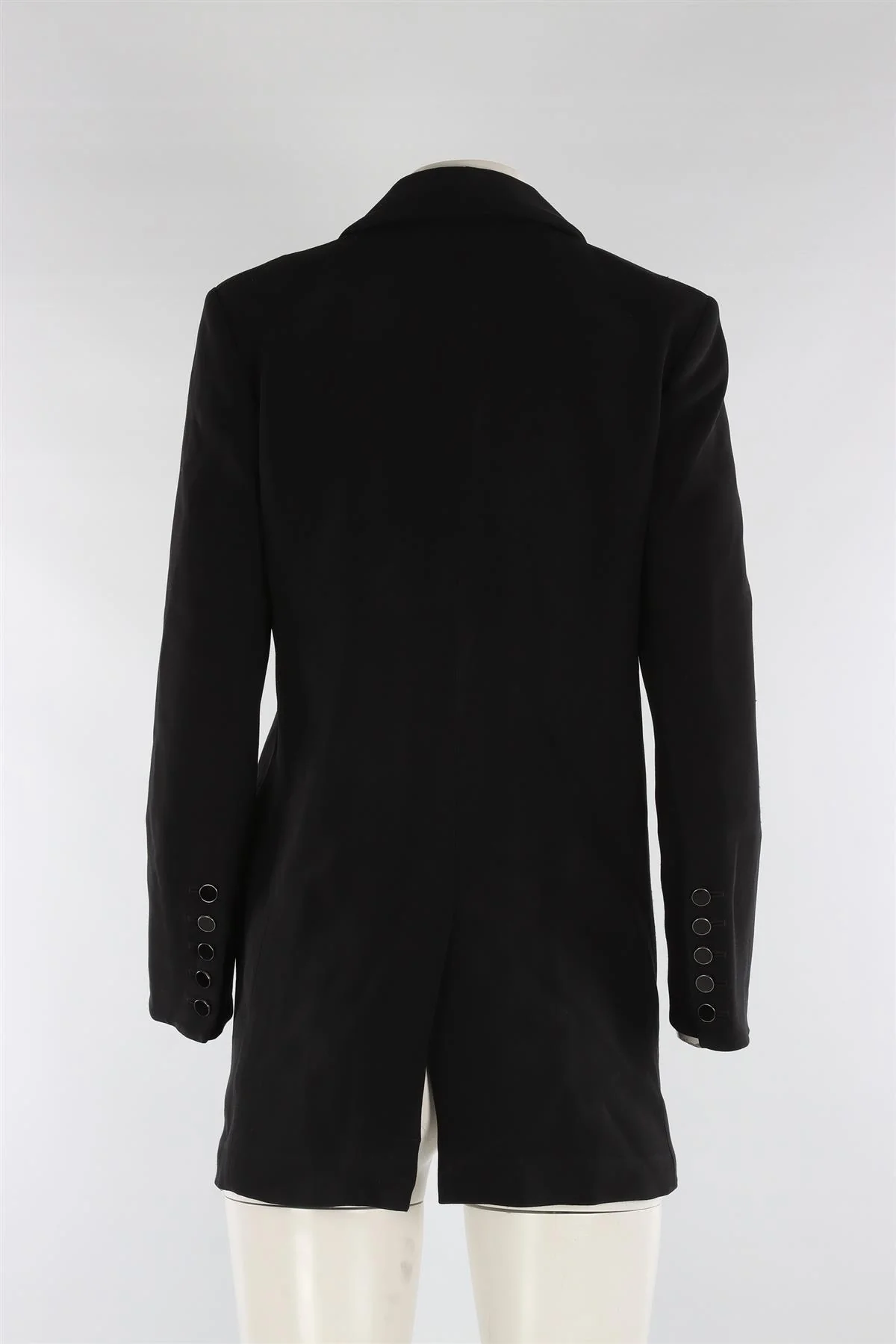 OFF WHITE + VIRGIL ABLOH BLACK TWILL BLAZER IT 40 UK 8 - Image 4
