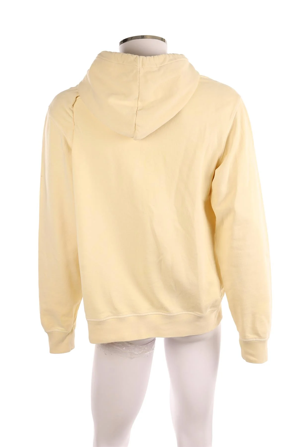OFFICINE GENERALE CREAM MEN'S COTTON HOODIE MEDIUM - Image 3