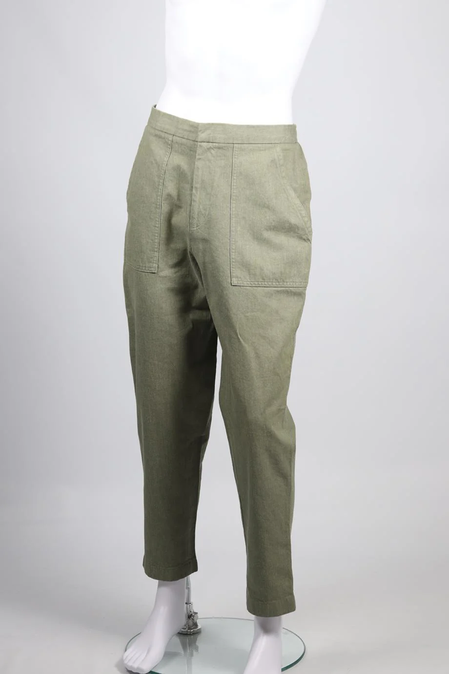 OFFICINE GENERALE MEN'S COTTON TAPERED PANTS IT 46 UK/ US WAIST 30 - Image 3
