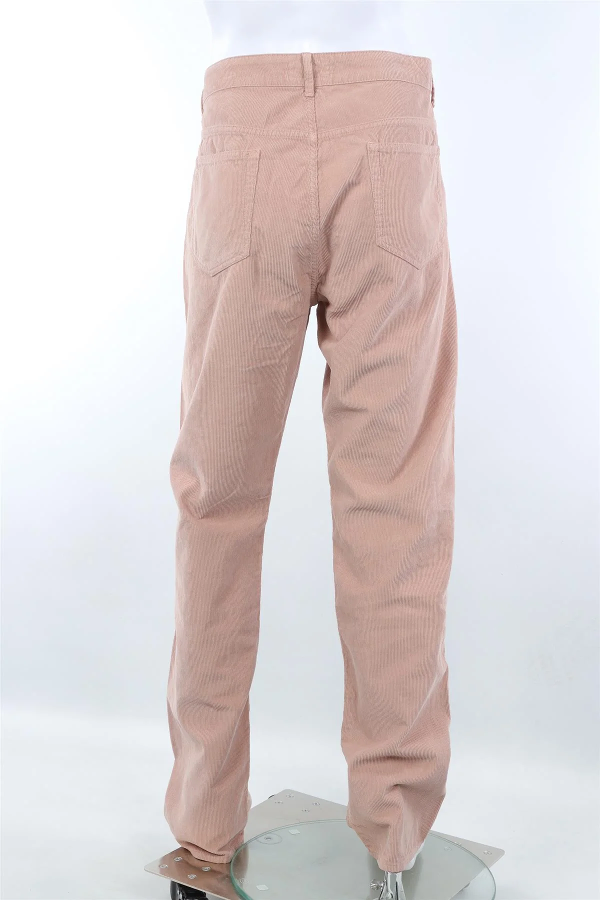 OFFICINE GENERALE PINK MEN'S CORDUROY STRAIGHT LEG PANTS UK 36 - Image 4