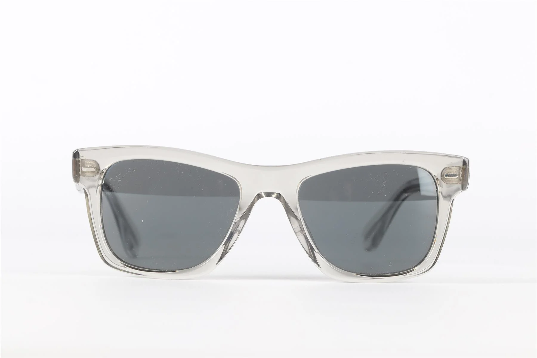 OLIVER PEOPLES CLEAR SQUARE FRAME ACETATE SUNGLASSES - Image 3