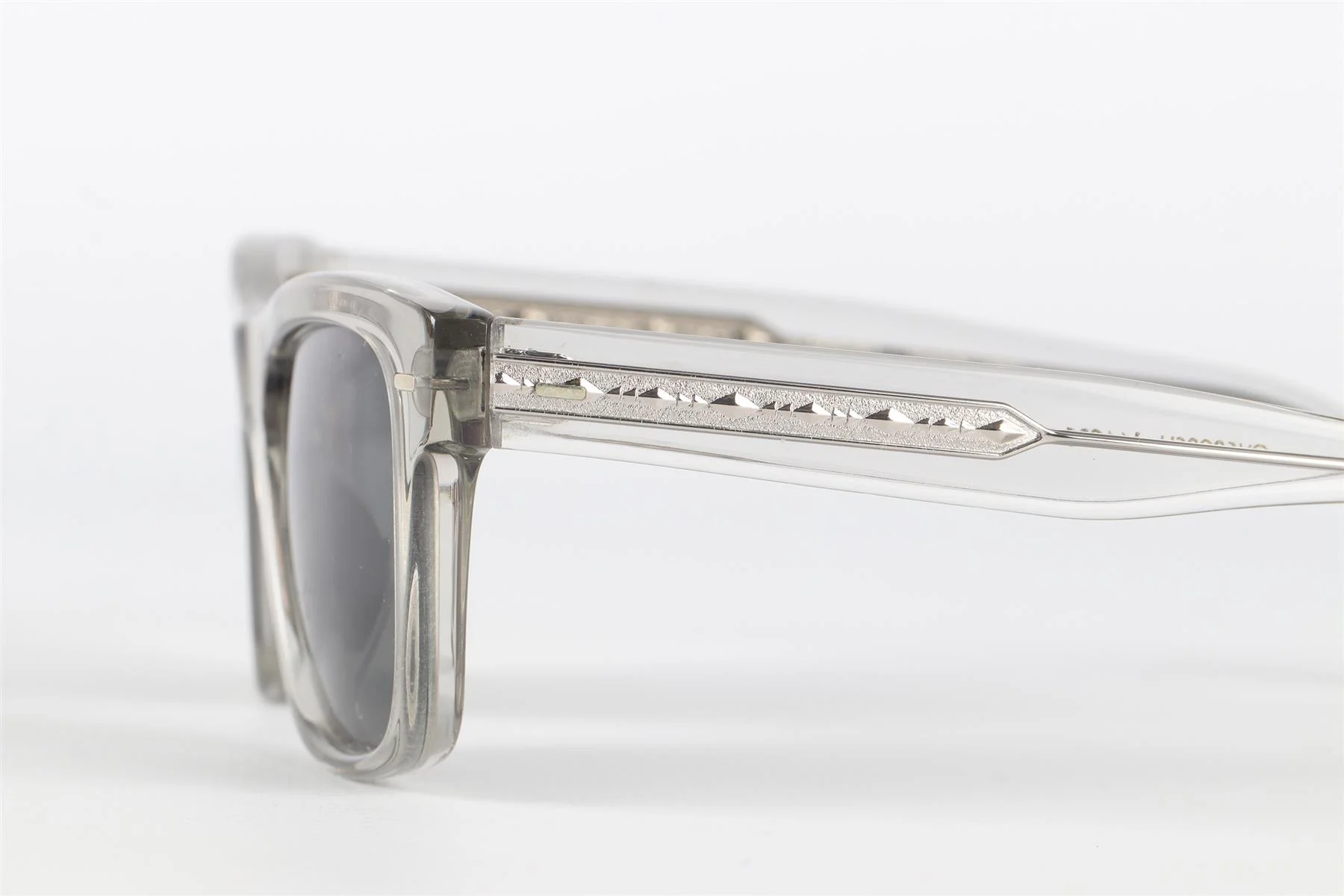 OLIVER PEOPLES CLEAR SQUARE FRAME ACETATE SUNGLASSES - Image 5