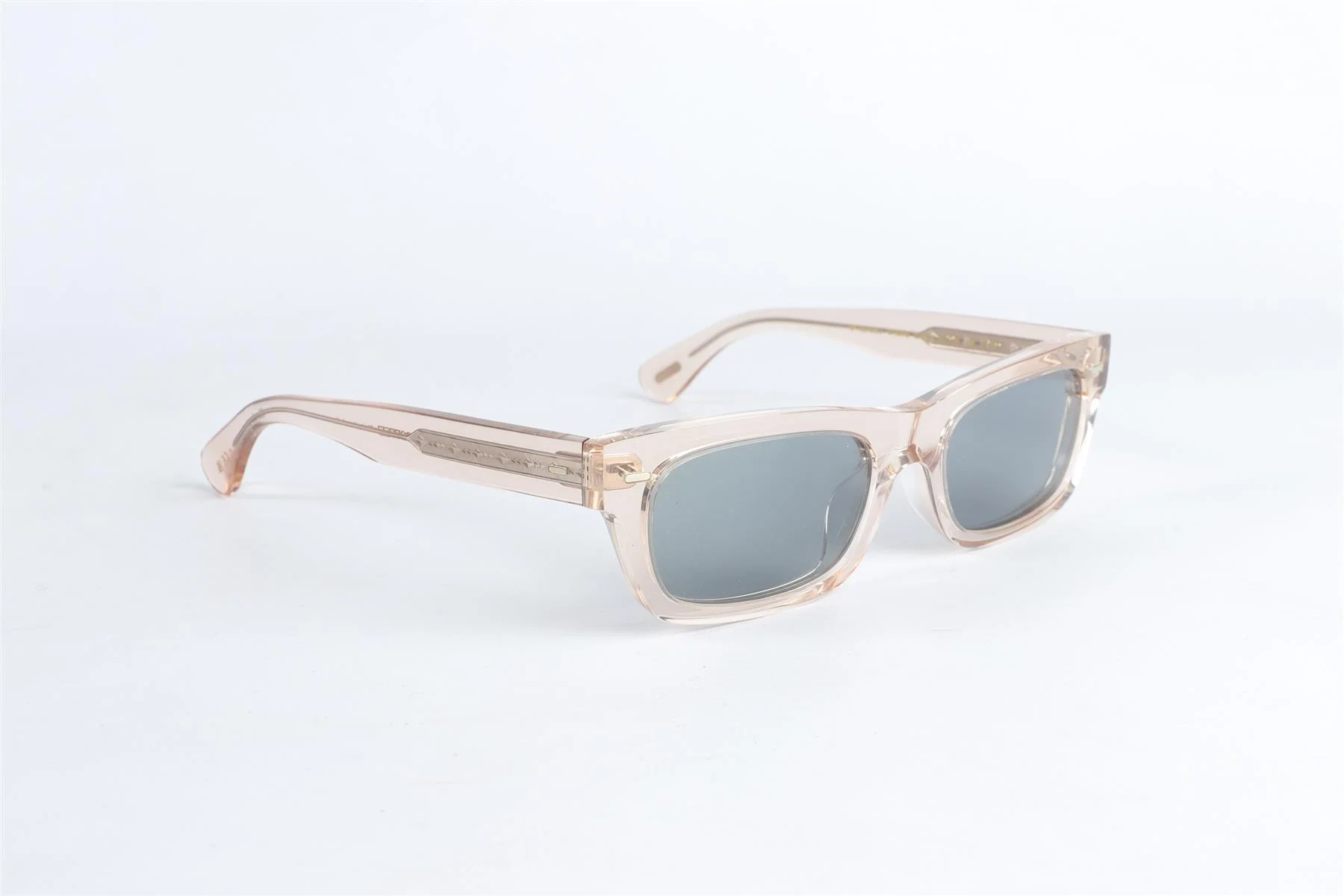 OLIVER PEOPLES NUDE RECTANGLE FRAME ACETATE SUNGLASSES - Image 2