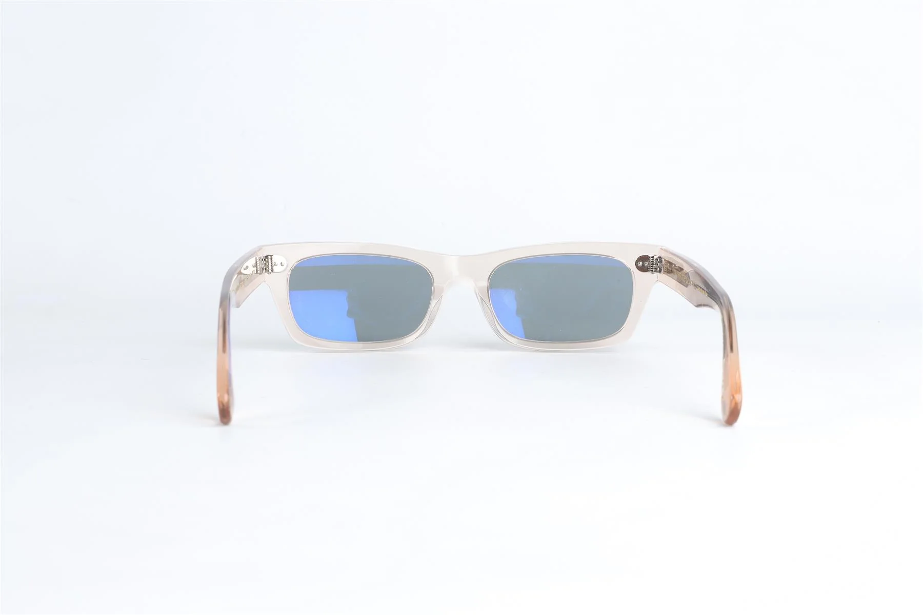 OLIVER PEOPLES NUDE RECTANGLE FRAME ACETATE SUNGLASSES - Image 4