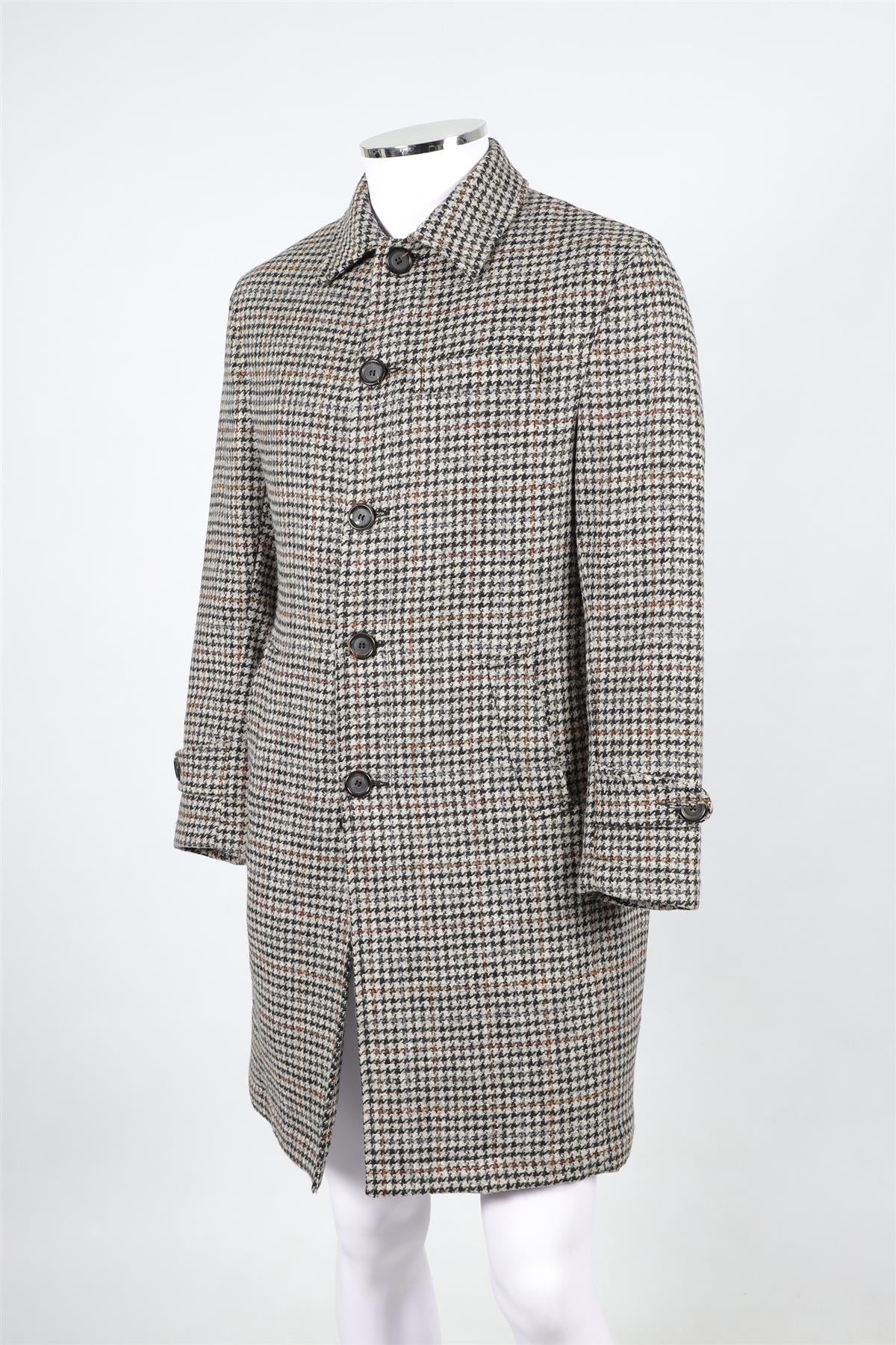 OLIVER SPENCER BEIGE MEN'S WOOL COAT UK 36 - Image 3
