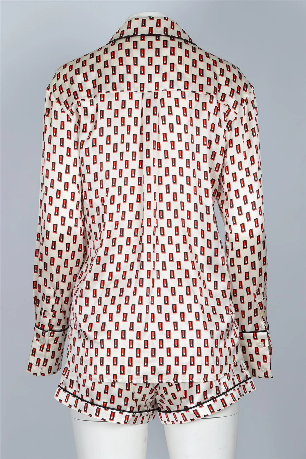OLIVIA VON HALLE MULTI SILK PYJAMA SET US 2 UK 6 - Image 4