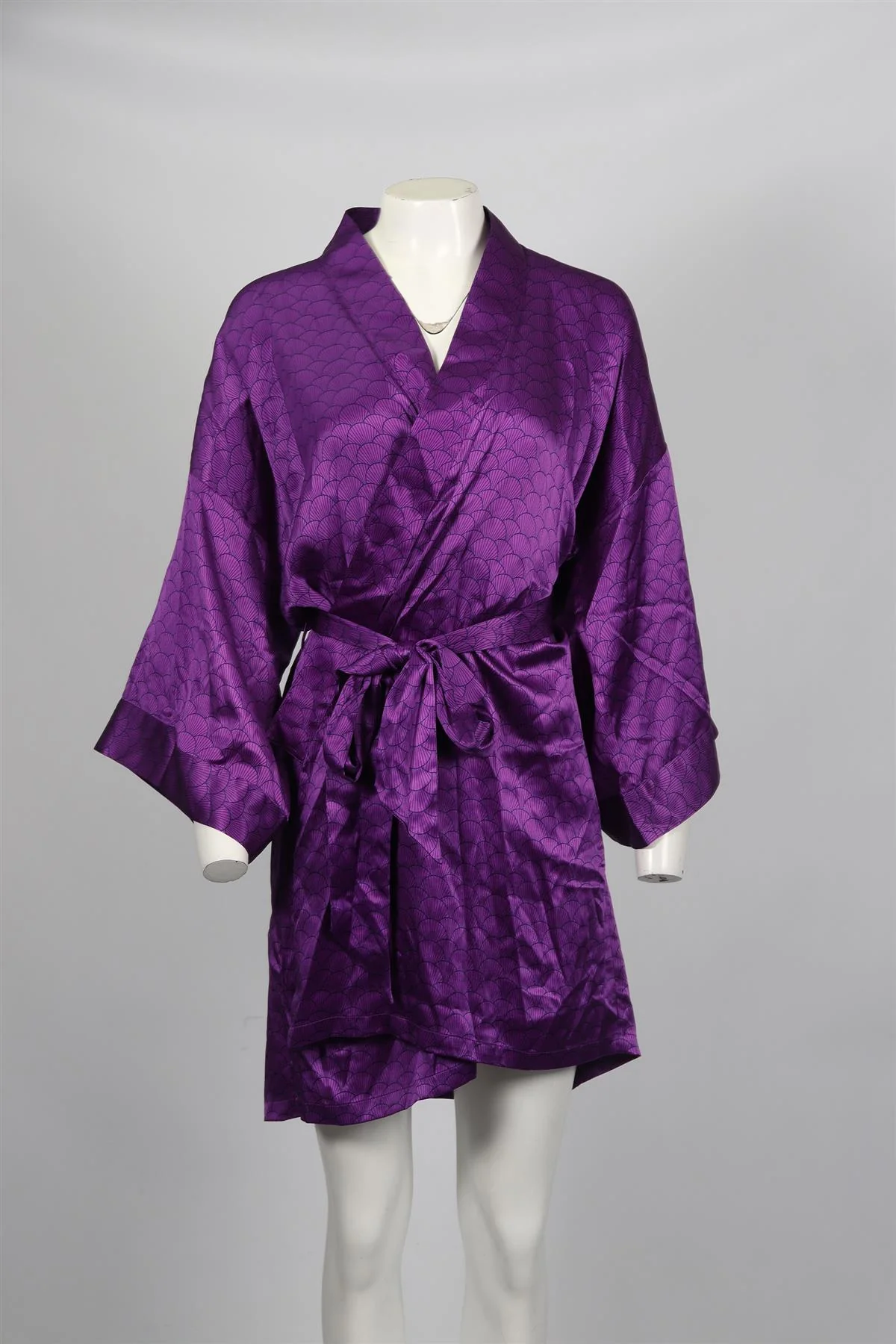 OLIVIA VON HALLE SILK ROBE ONE SIZE - Image 2