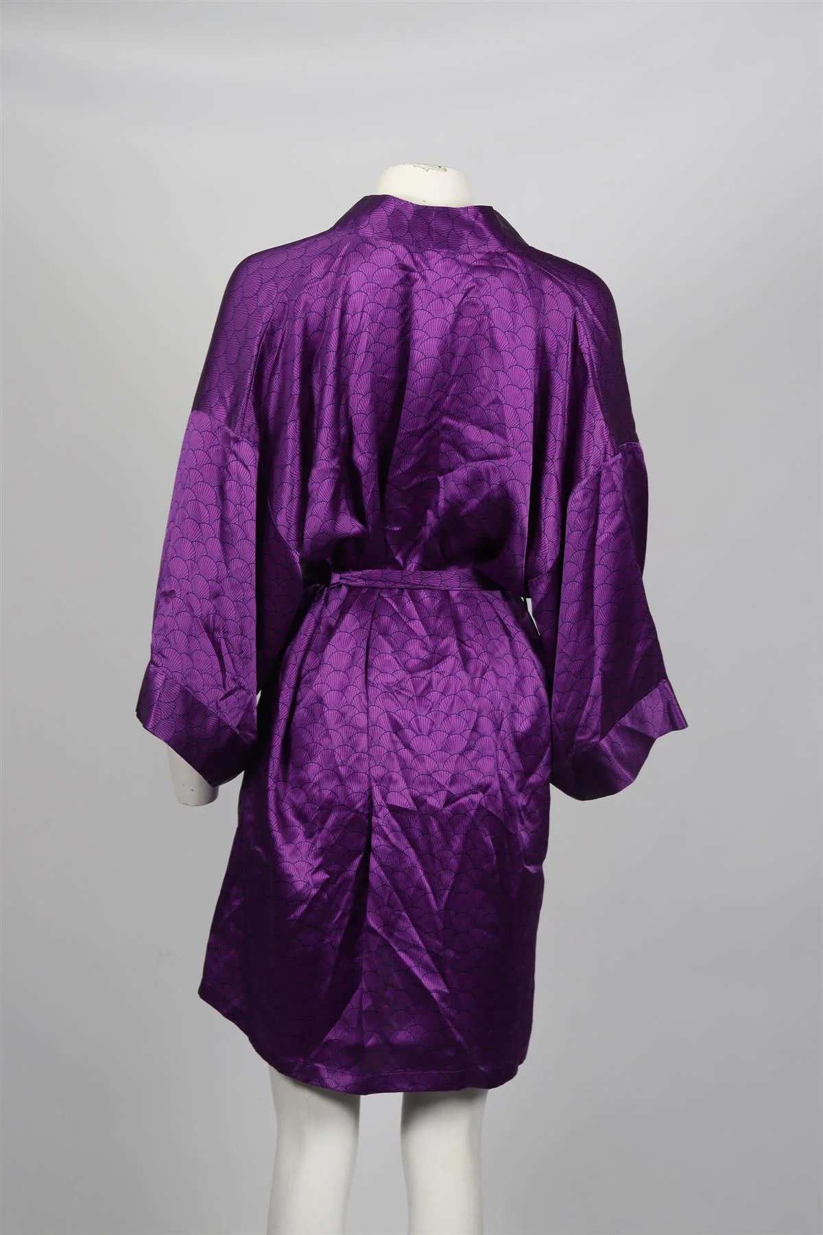 OLIVIA VON HALLE SILK ROBE ONE SIZE - Image 4