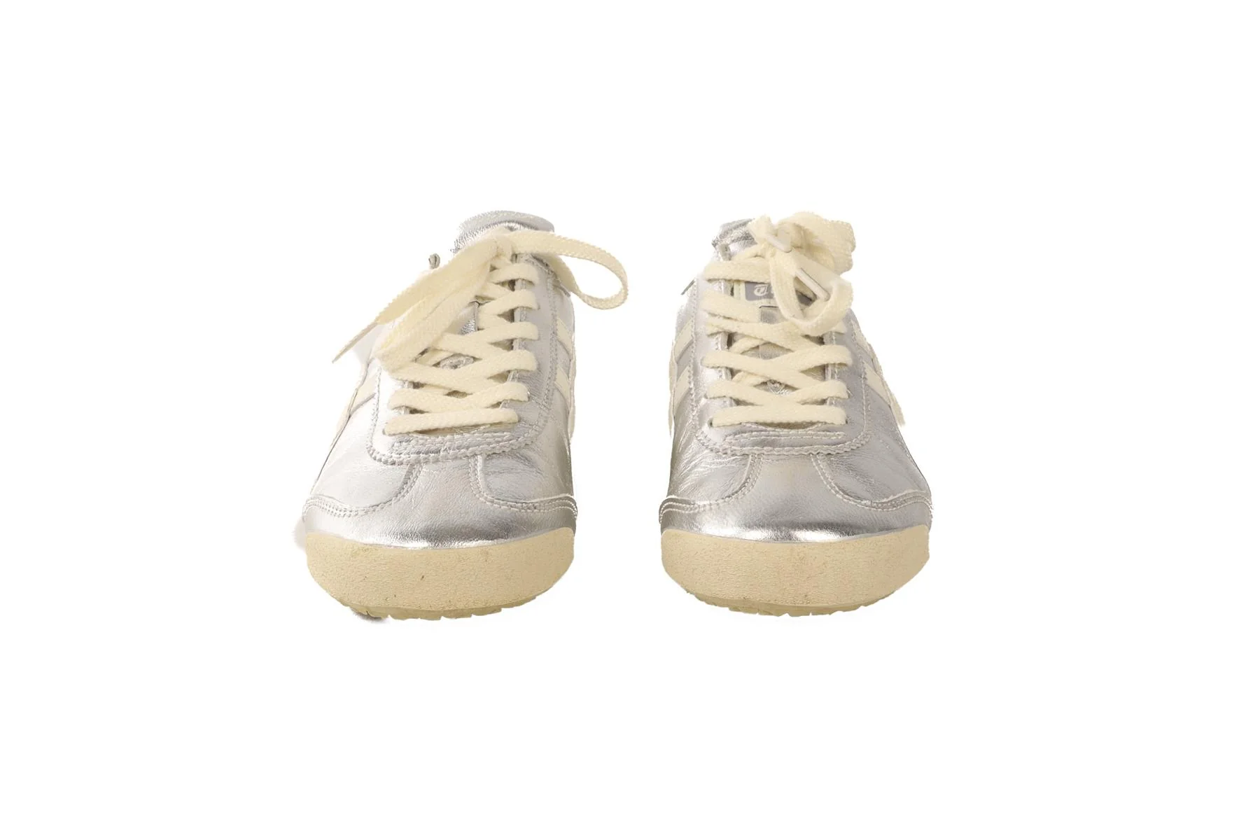 ONITSUKA TIGER SILVER MEXICO 66 SILVER OFF WHITE SNEAKERS EU 38 UK 4.5 US 5.5 - Image 3