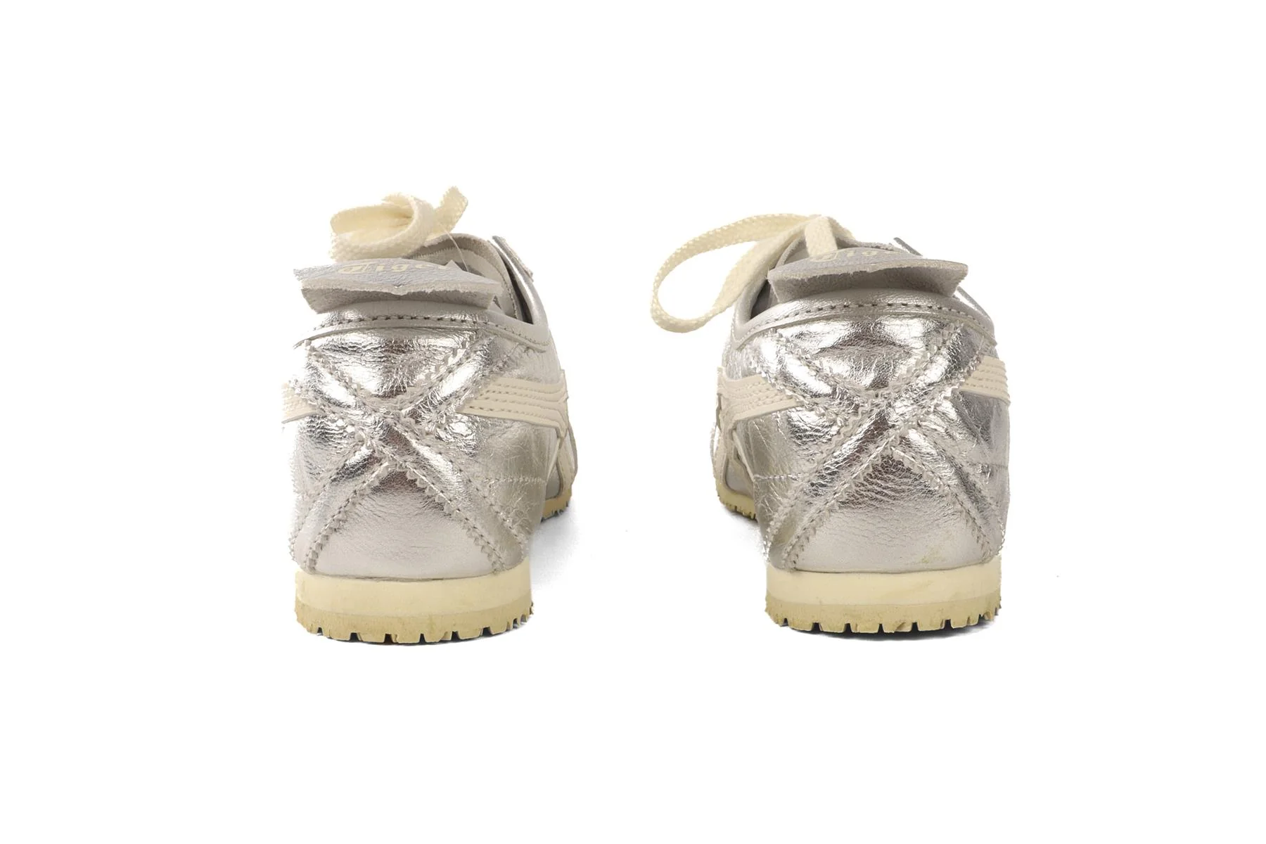 ONITSUKA TIGER SILVER MEXICO 66 SILVER OFF WHITE SNEAKERS EU 38 UK 4.5 US 5.5 - Image 5