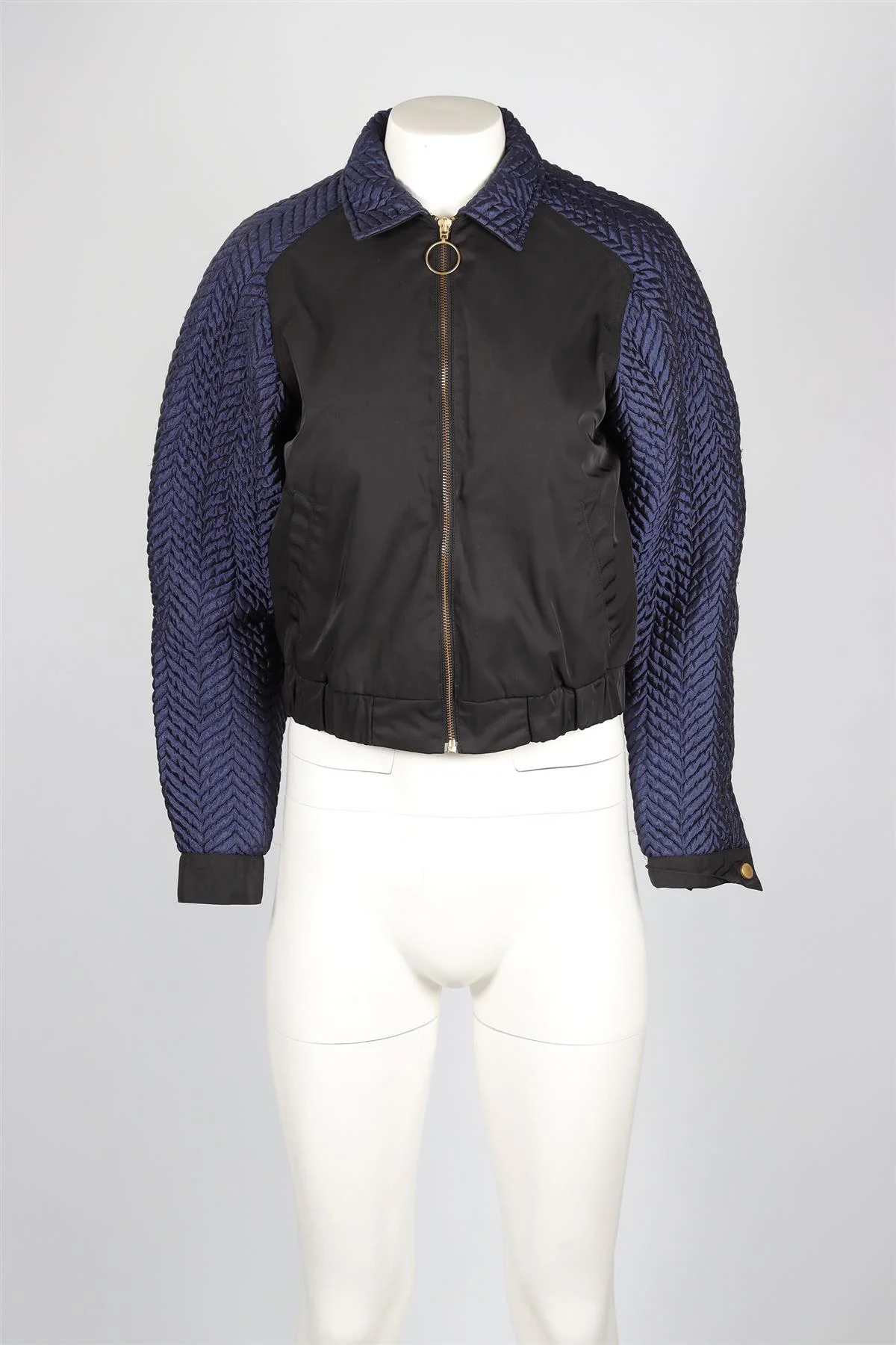 OPENING CEREMONY BLACK SATIN JACKET SMALL - Image 2