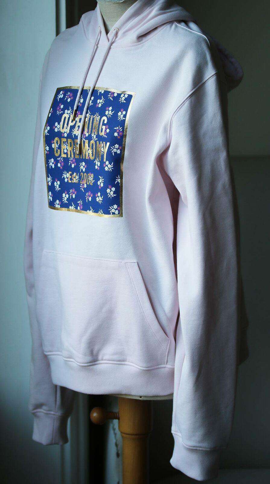 OPENING CEREMONY OVERSIZED PRINTED COTTON JERSEY HOODIE LARGE - Image 3