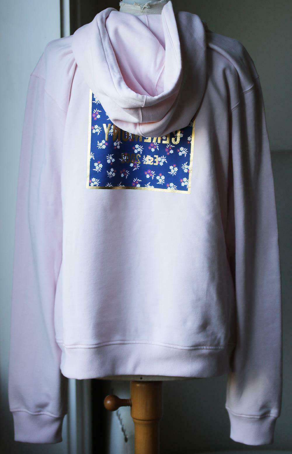 OPENING CEREMONY OVERSIZED PRINTED COTTON JERSEY HOODIE LARGE - Image 4