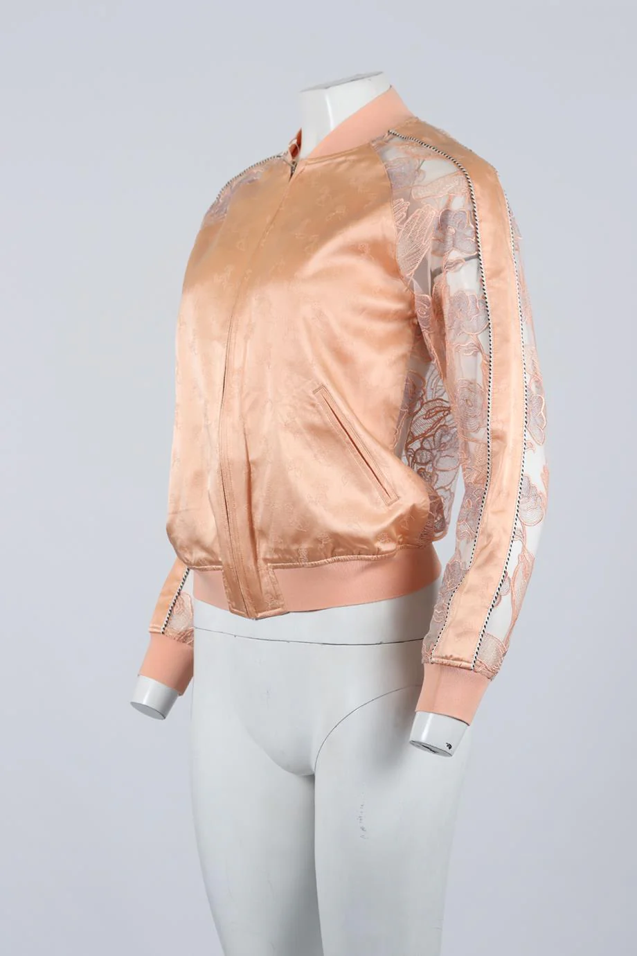 OPENING CEREMONY SILK BOMBER JACKET XSMALL - Image 3