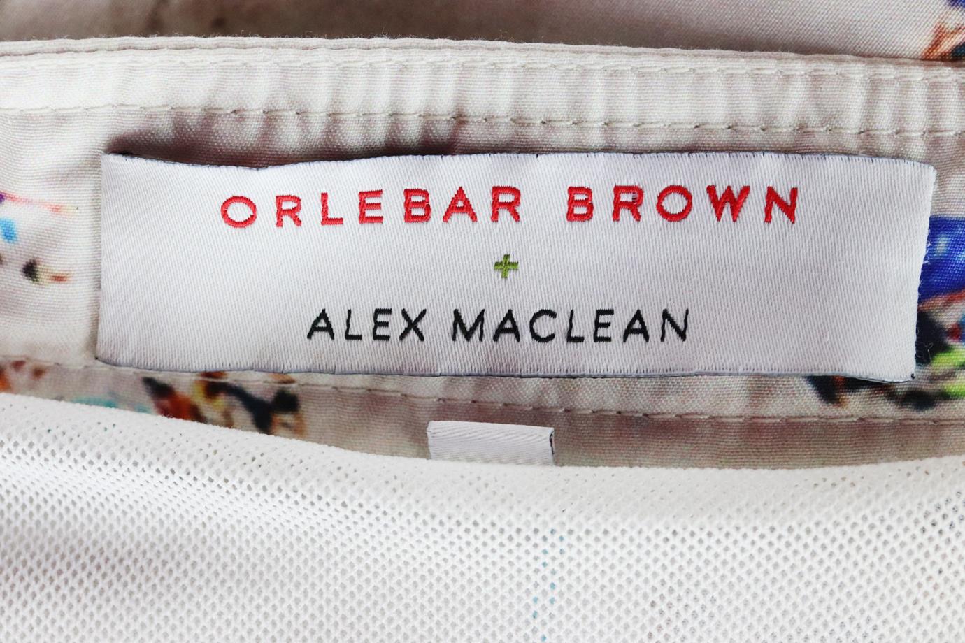 ORLEBAR BROWN + ALEX MACLEAN MEN'S PRINTED SHELL SWIM SHORTS XLARGE - Image 4