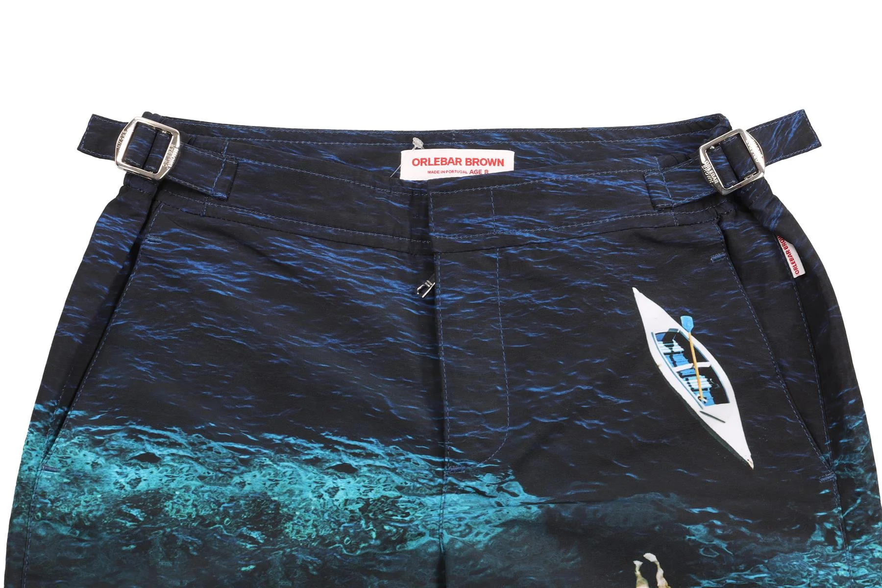 ORLEBAR BROWN BLUE KIDS BOYS SWIM SHORTS 8 YRS - Image 3