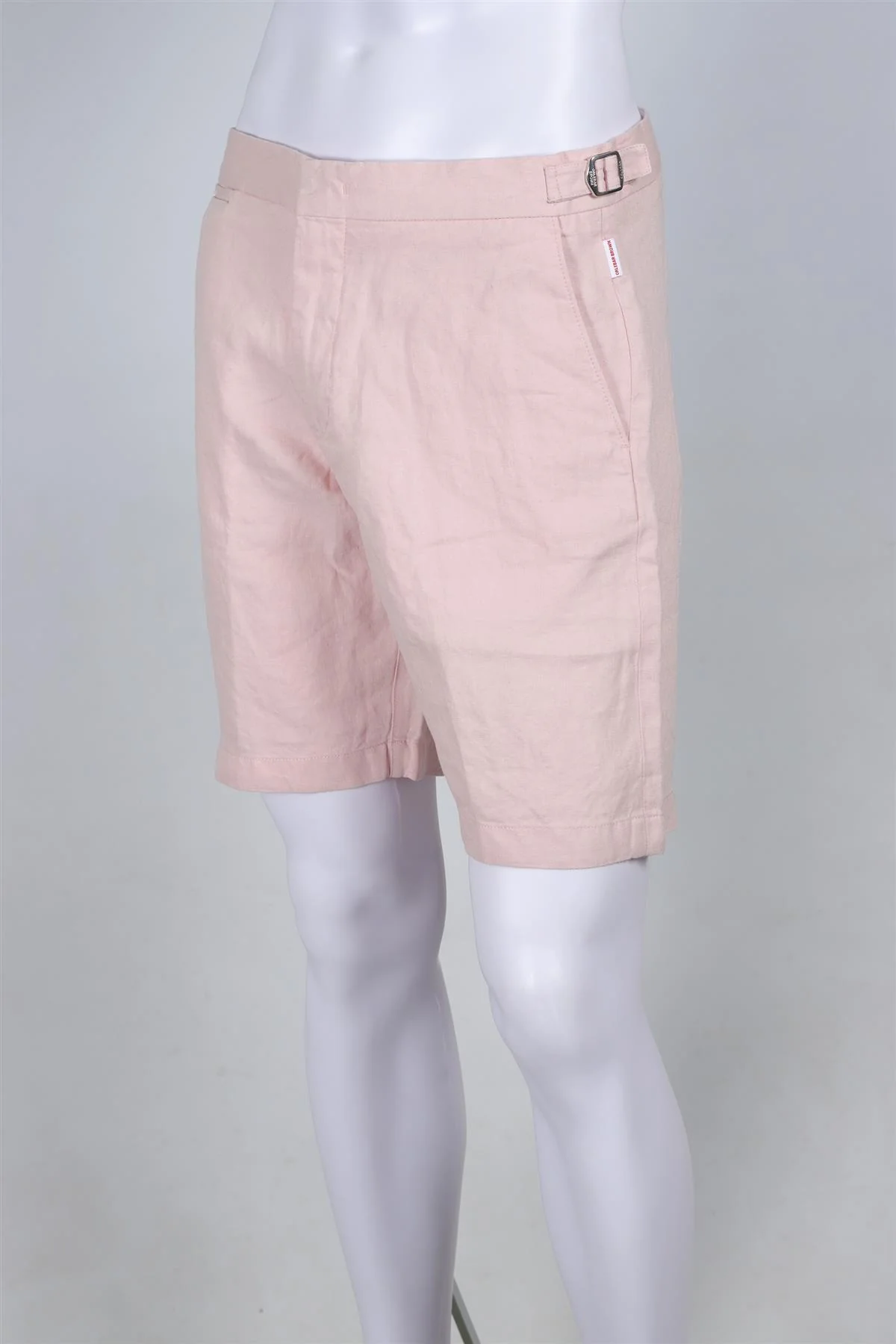 ORLEBAR BROWN PINK MEN'S LINEN SHORTS UK/US WAIST 32 - Image 3