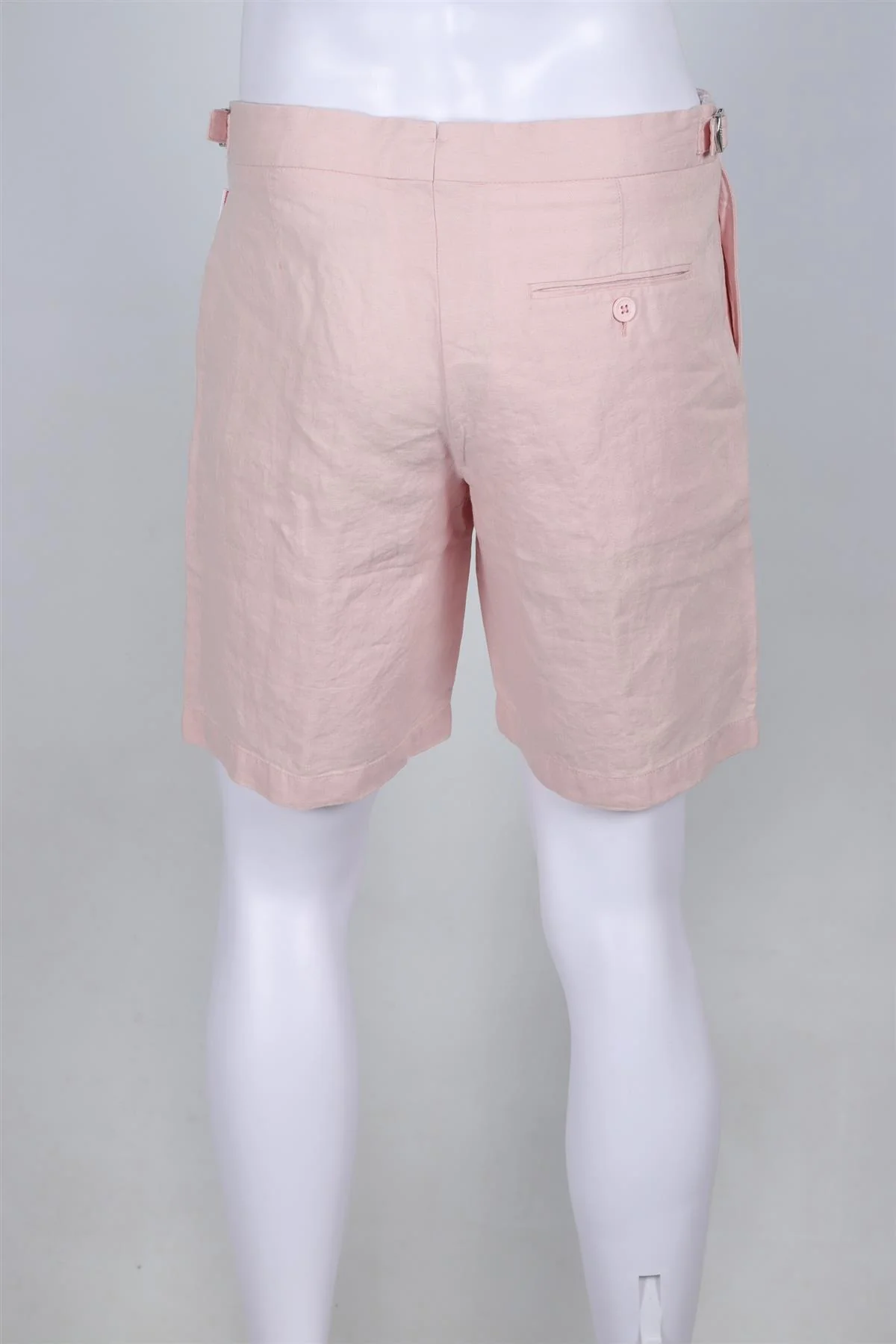 ORLEBAR BROWN PINK MEN'S LINEN SHORTS UK/US WAIST 32 - Image 4