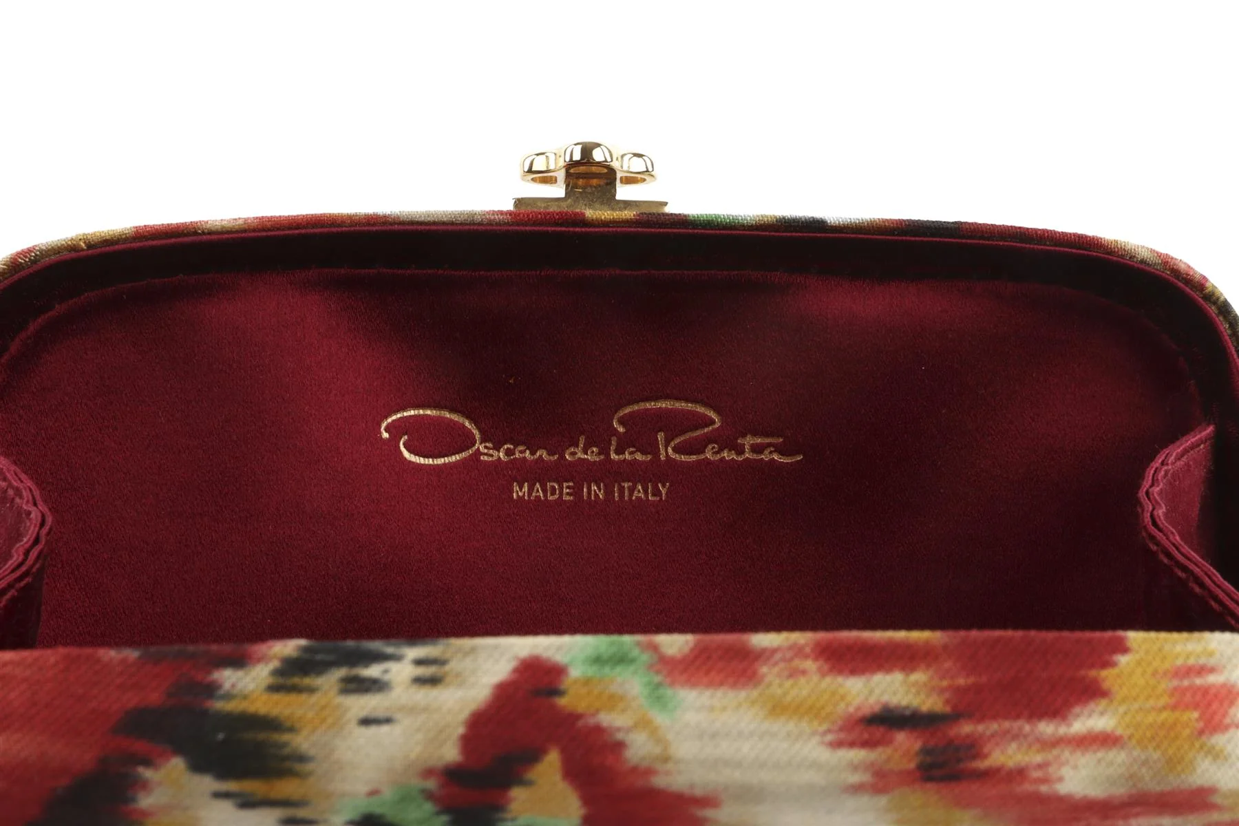 OSCAR DE LA RENTA MULTI SATIN CLUTCH - Image 8