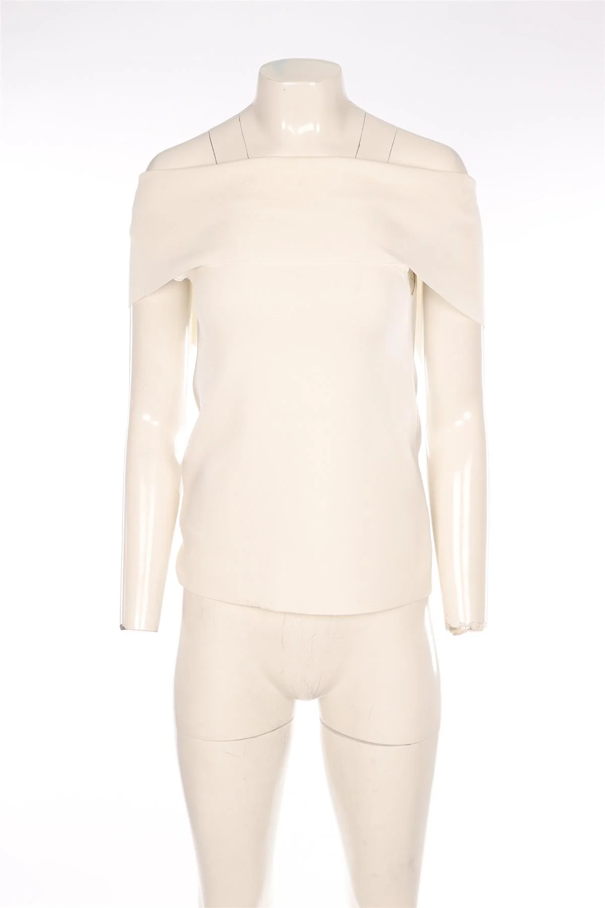 OSMAN IVORY KNIT TOP XSMALL - Image 2