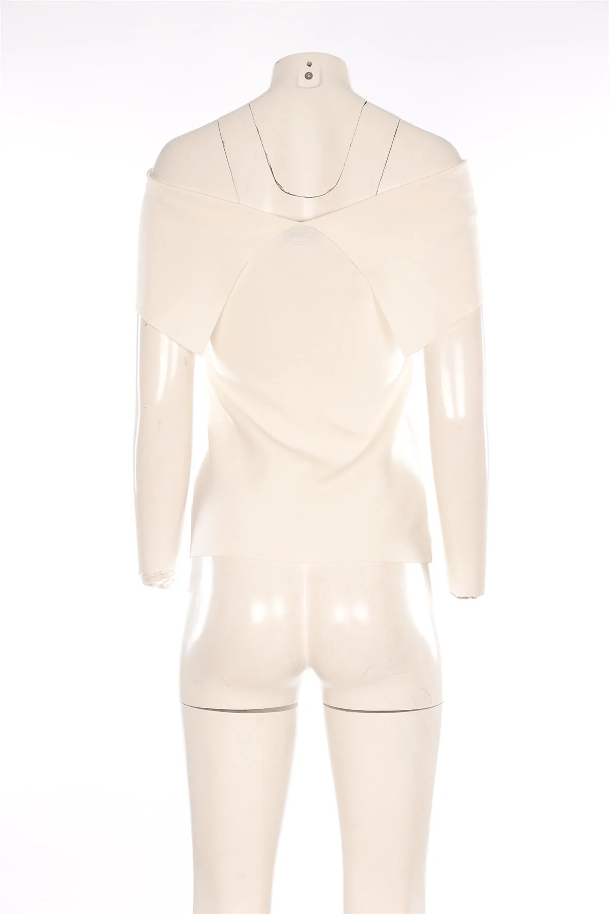 OSMAN IVORY KNIT TOP XSMALL - Image 4