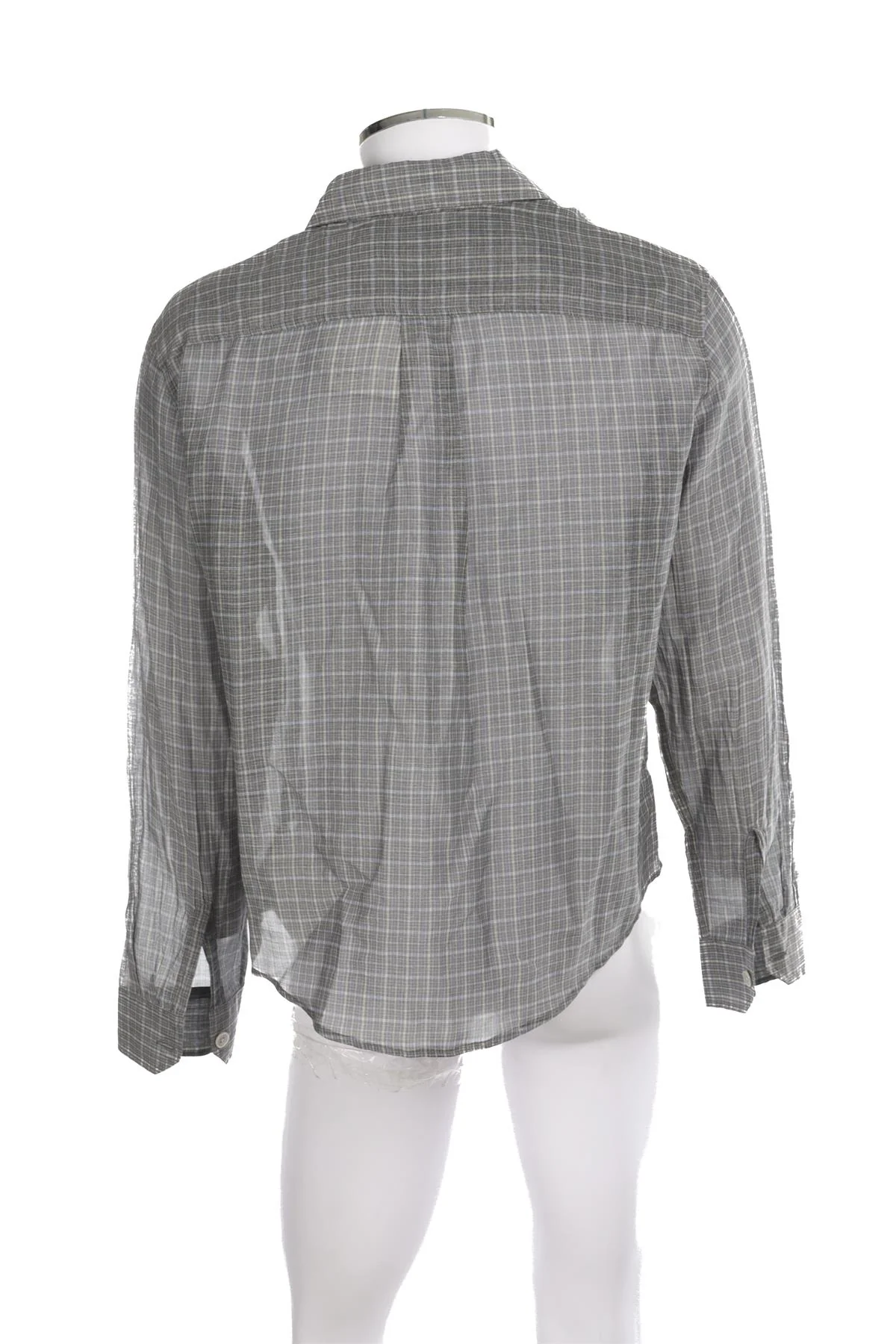 OUR LEGACY GREY MENS COTTON SHIRT IT 46 UK 36 - Image 4