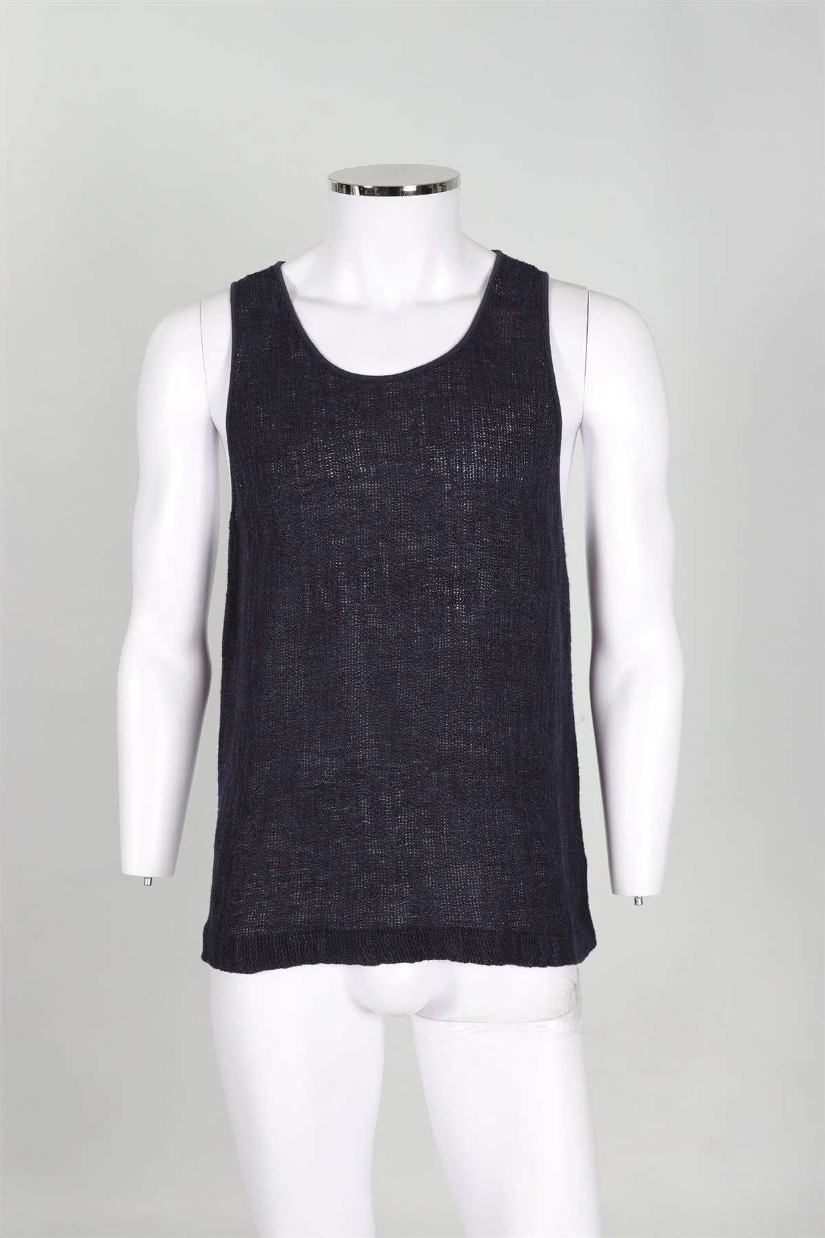 OUR LEGACY NAVY MEN'S LINEN TOP IT 48 UK 38 - Image 2
