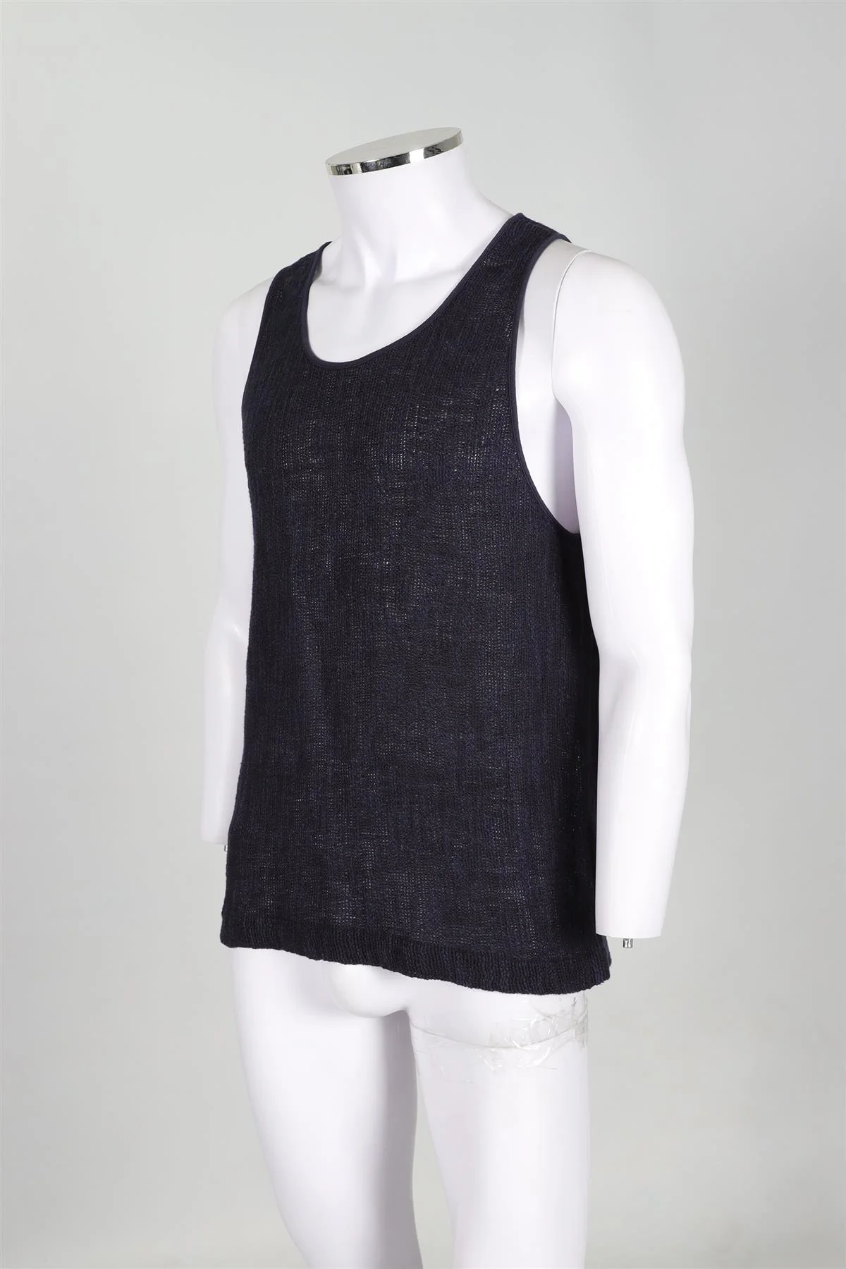 OUR LEGACY NAVY MEN'S LINEN TOP IT 48 UK 38 - Image 3