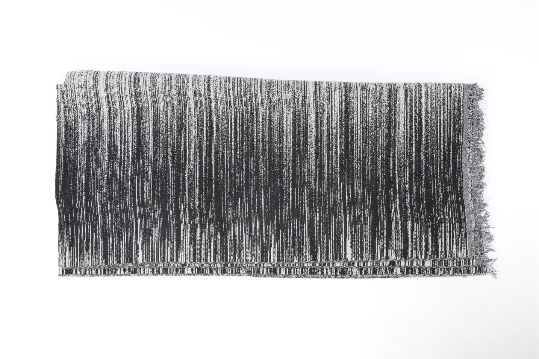 OYUNA GREY CASHMERE THROW ONE SIZE - Image 2