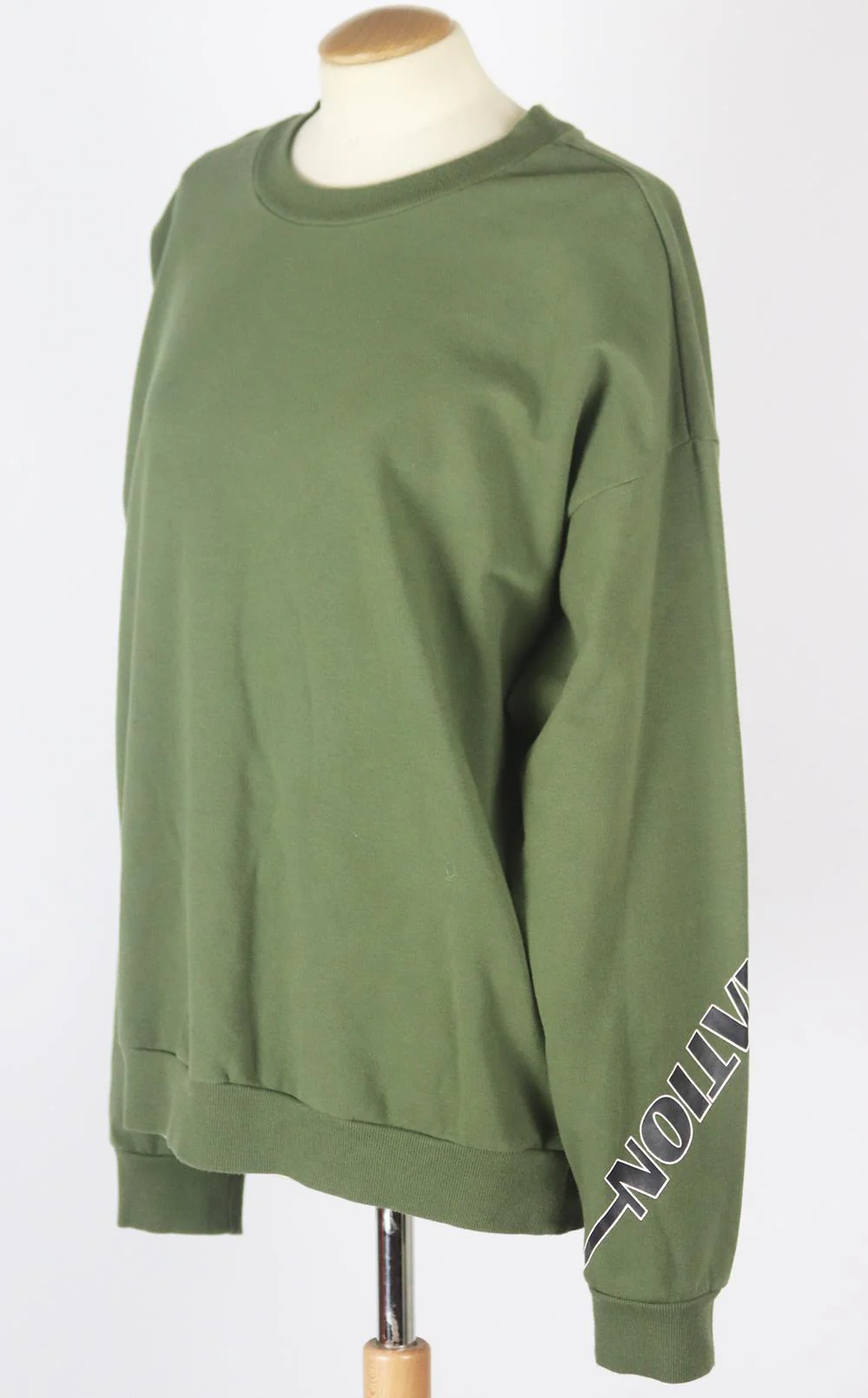 P.E NATION PRINTED COTTON BLEND JERSEY SWEATSHIRT LARGE - Image 3