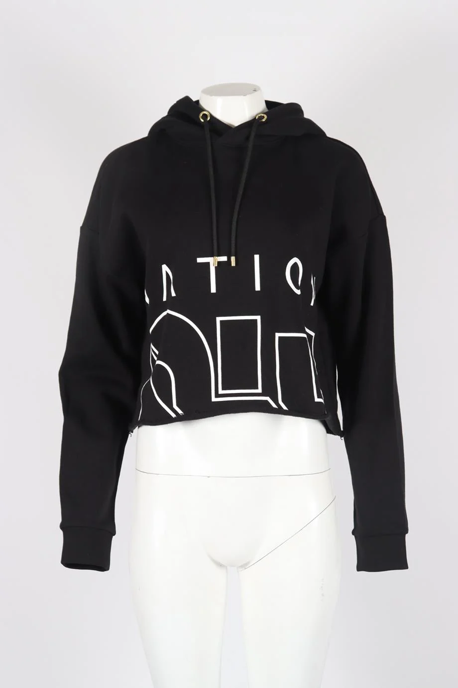 P.E NATION PRINTED COTTON JERSEY HOODIE MEDIUM - Image 2