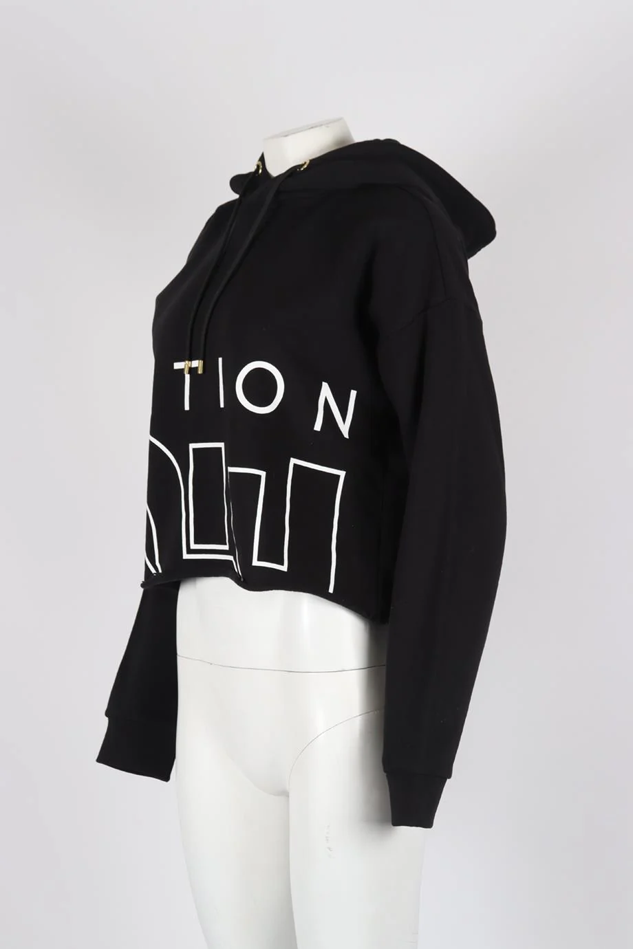 P.E NATION PRINTED COTTON JERSEY HOODIE MEDIUM - Image 3