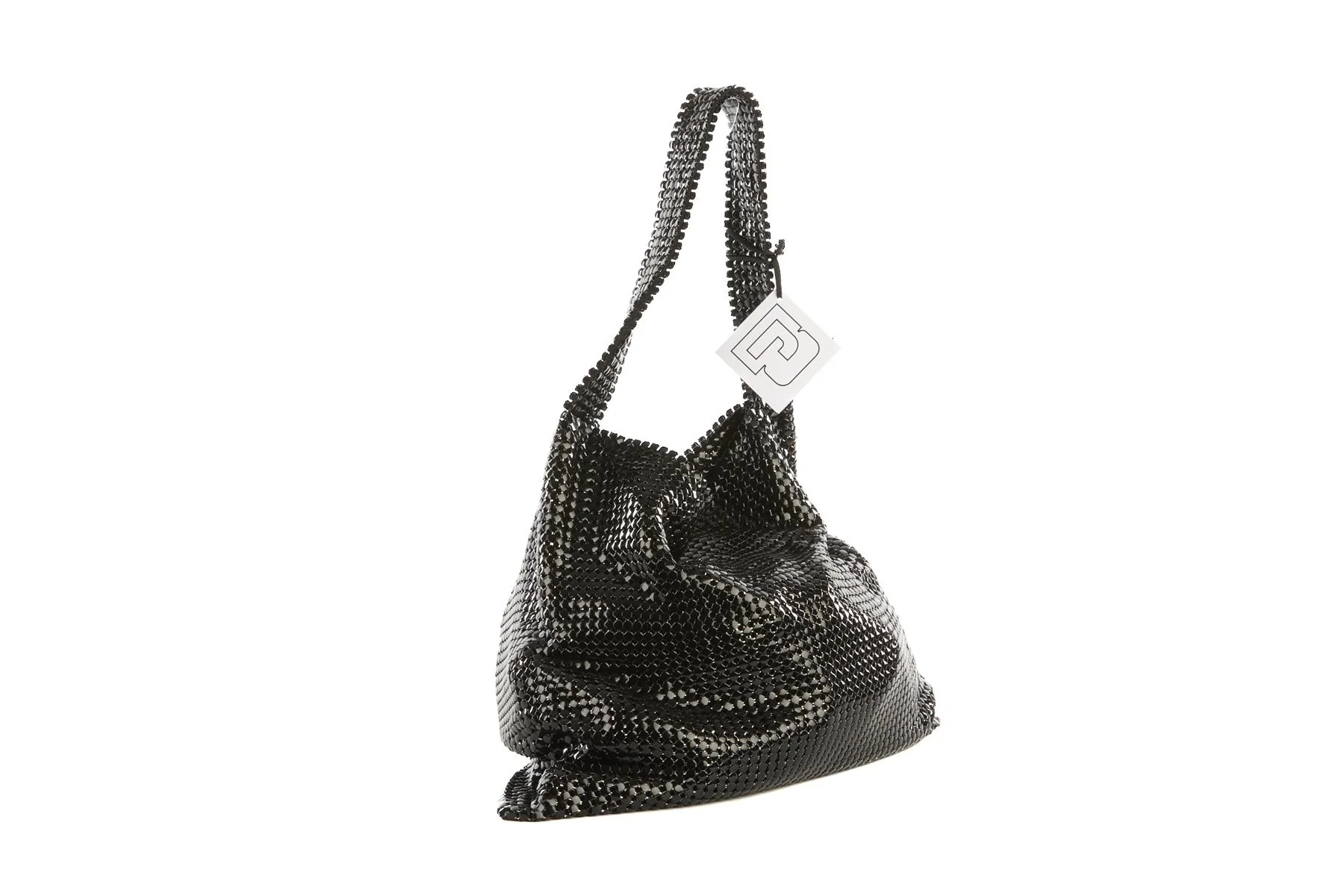 PACO RABANNE BLACK PIXEL CHAINMAIL SHOULDER BAG - Image 2