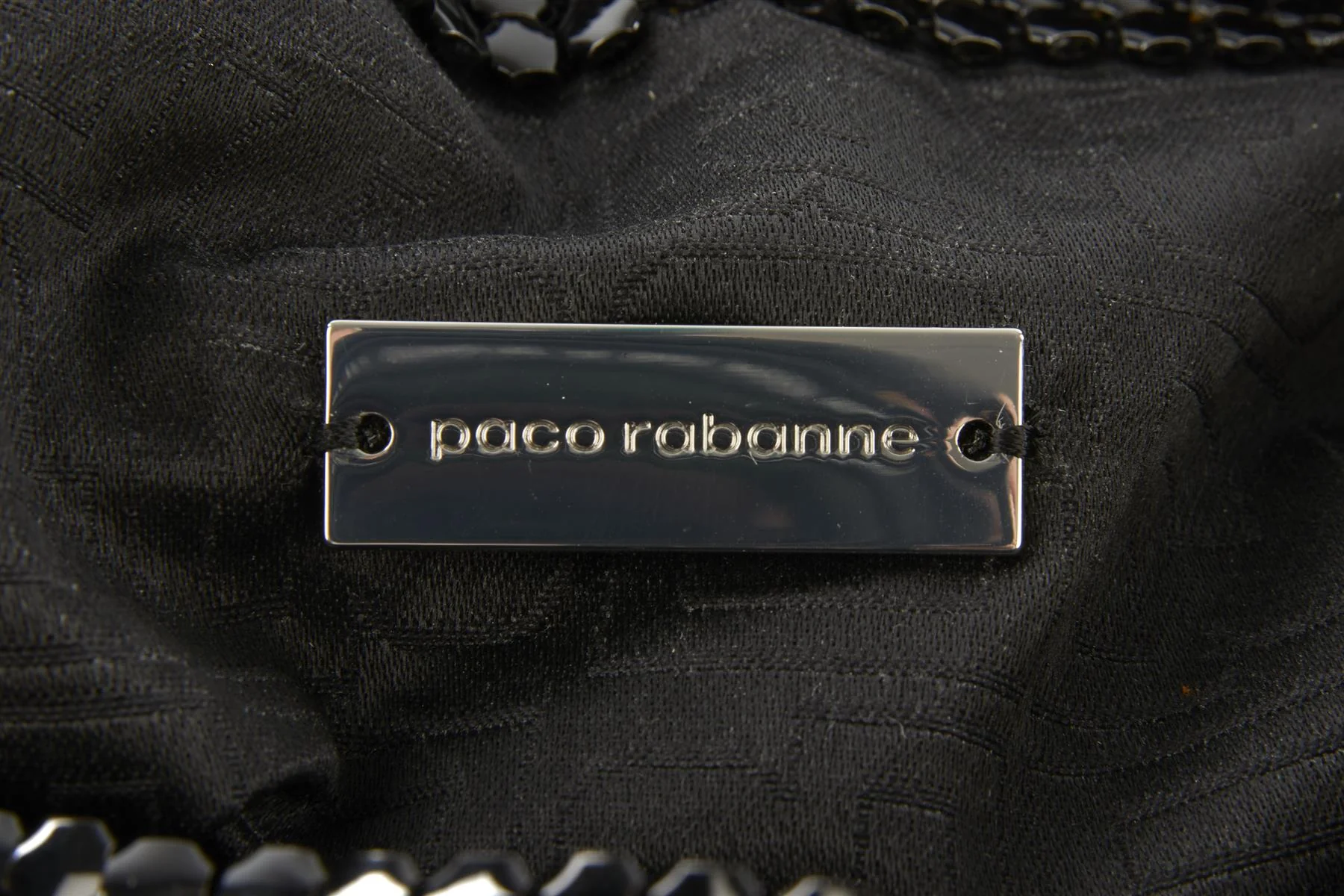 PACO RABANNE BLACK PIXEL CHAINMAIL SHOULDER BAG - Image 6