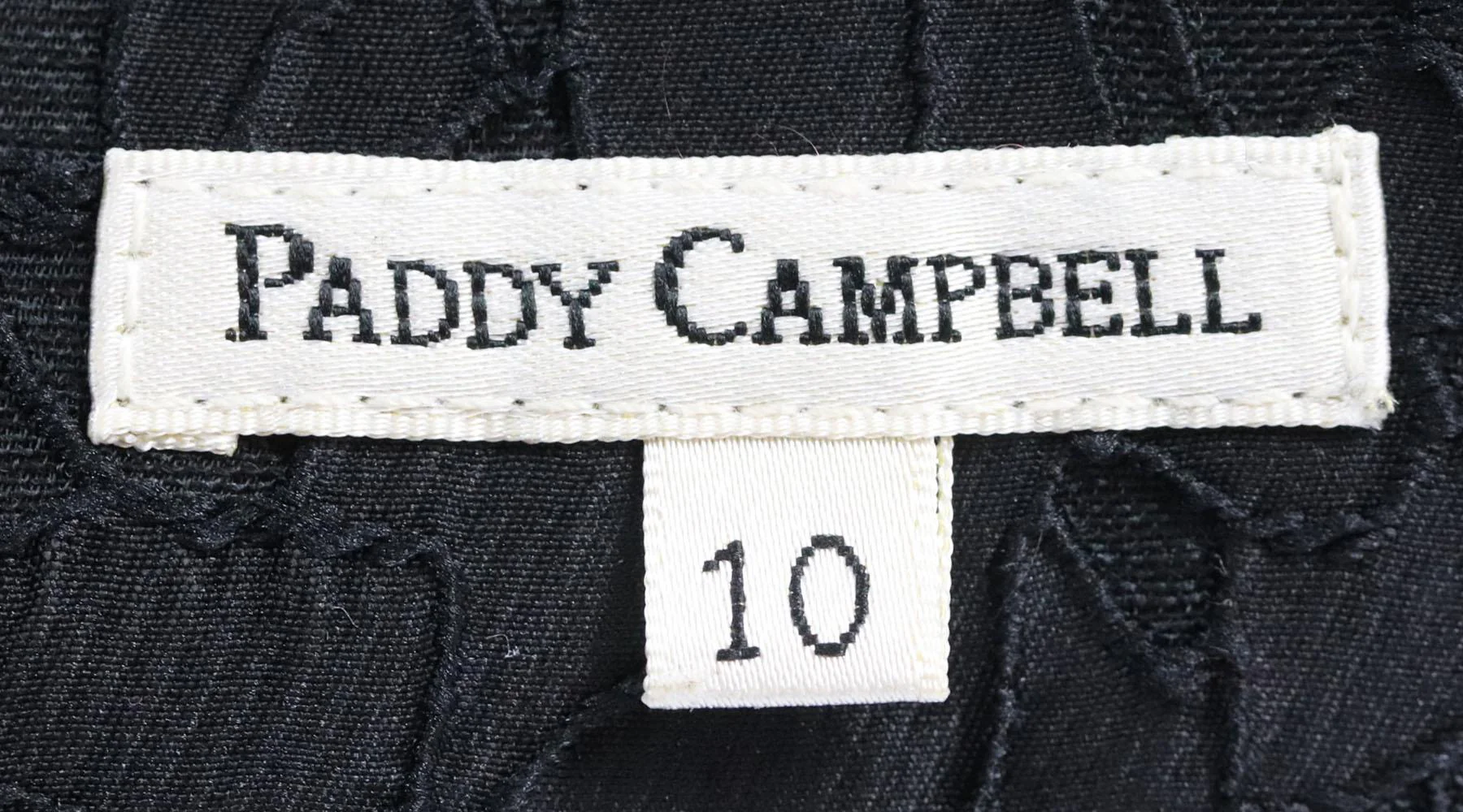 PADDY CAMPBELL VINTAGE BOW DETAILED CREPE DRESS AND JACKET UK 10 - Image 6