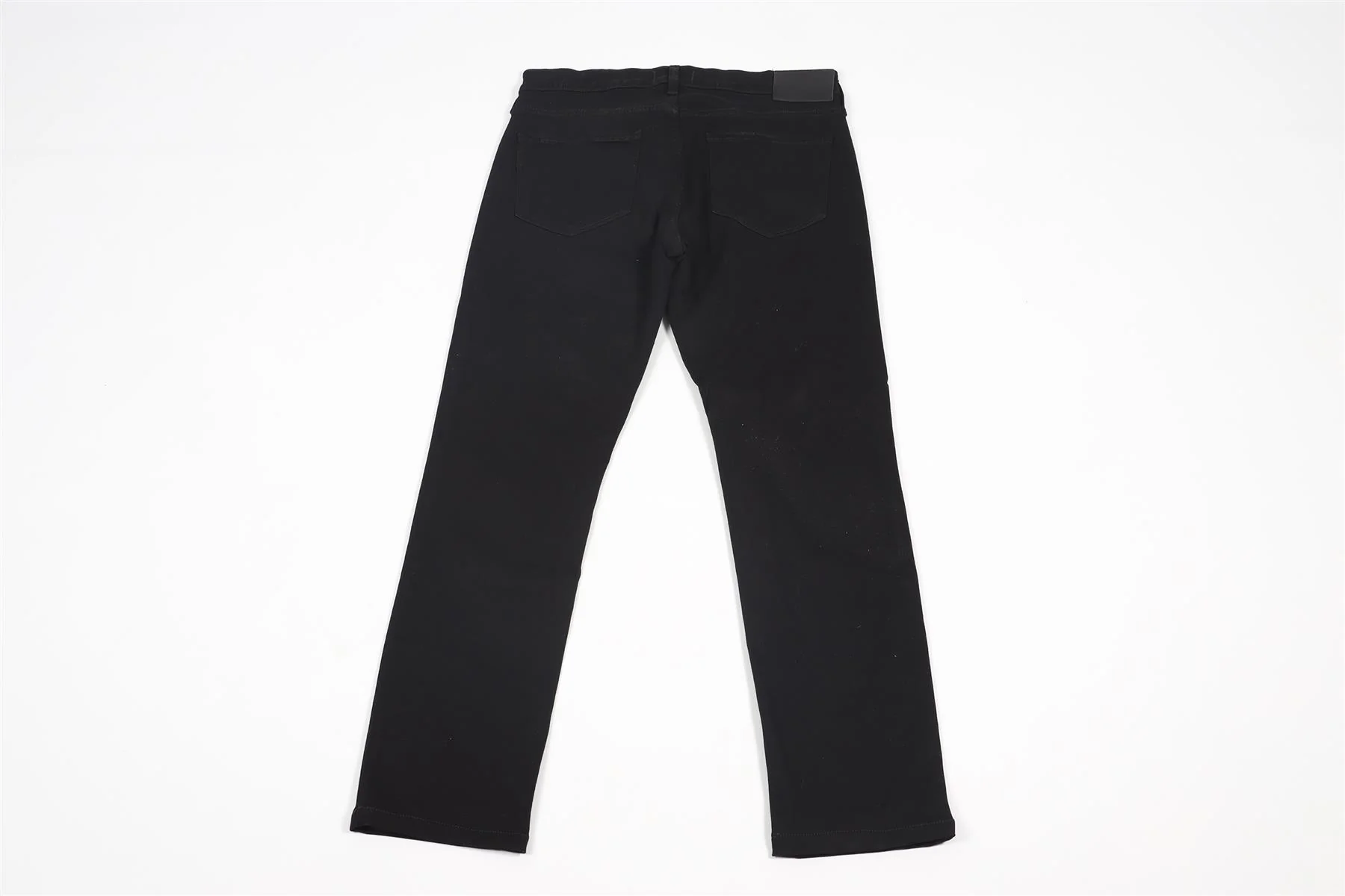 PAIGE BLACK MEN'S STRAIGHT LEG JEANS SMALL - Image 4